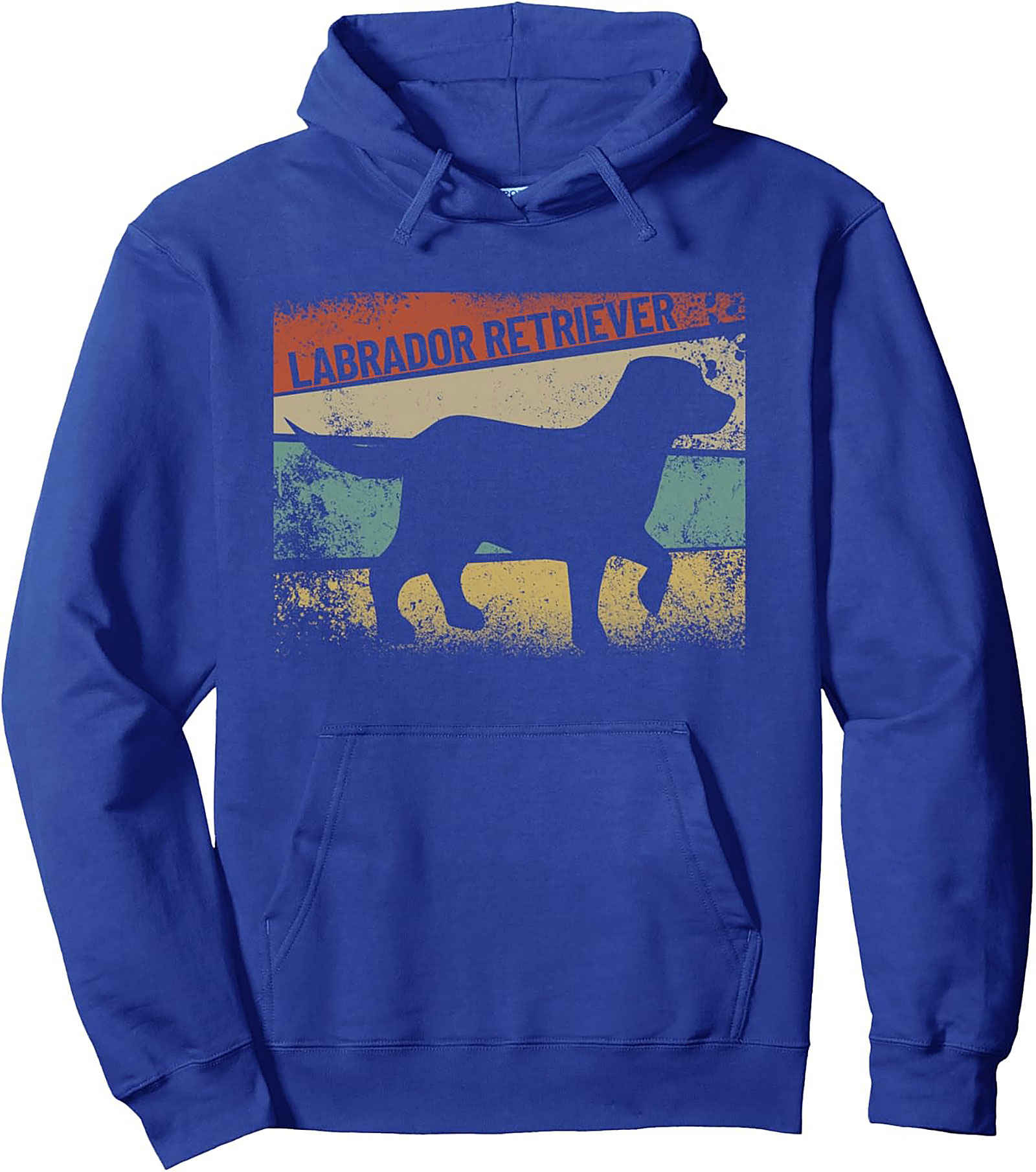 Vintage Labrador Retriever Pullover Hoodie | Retro Dog Lover Graphic