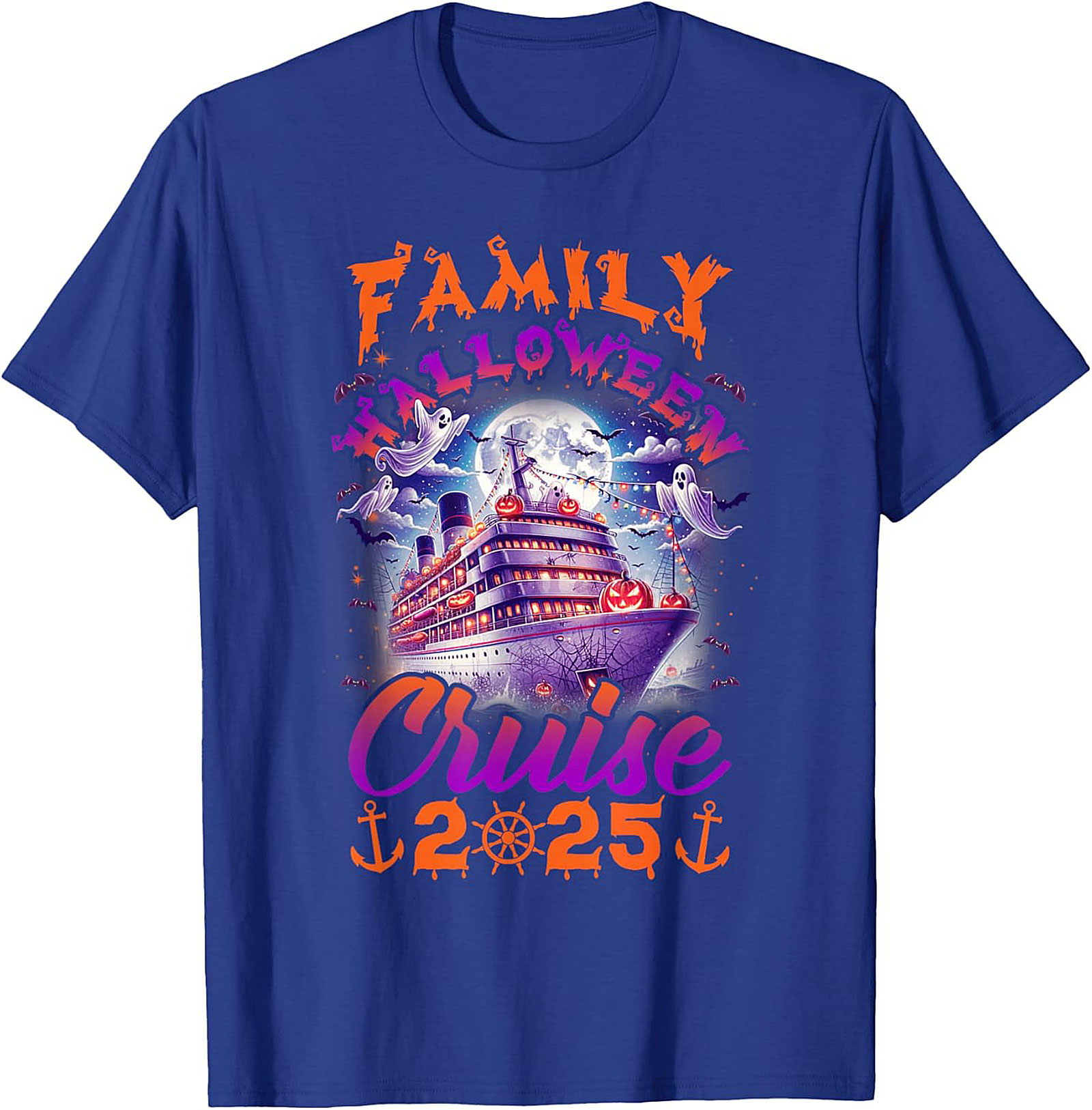 Family Halloween Cruise 2025 T-Shirt | Spooky Vacation Tee