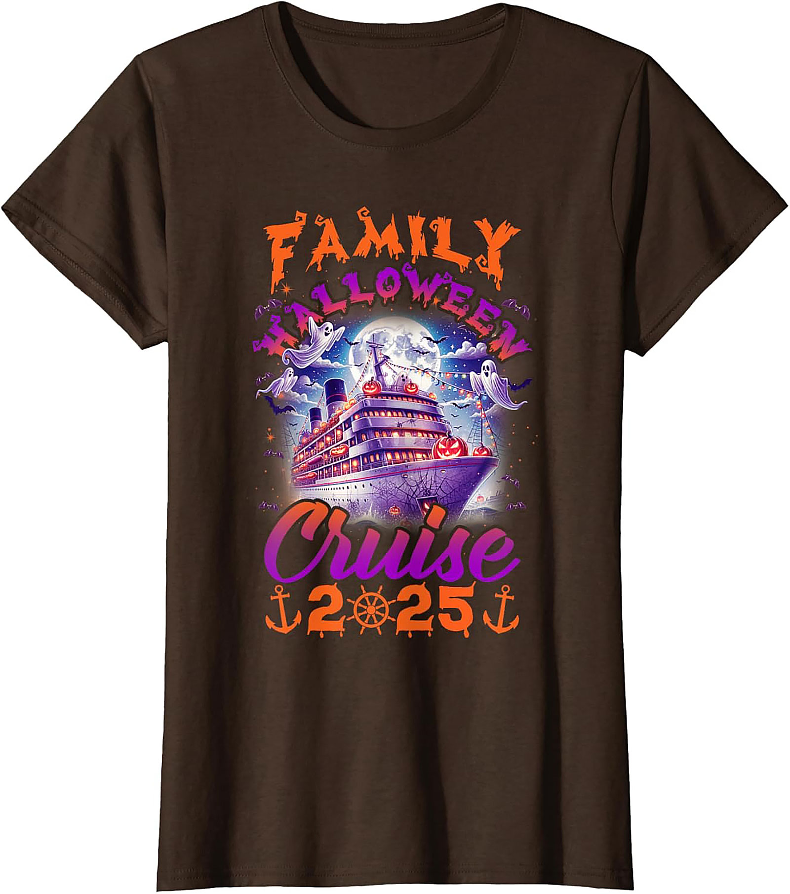 Family Halloween Cruise 2025 T-Shirt | Spooky Vacation Tee