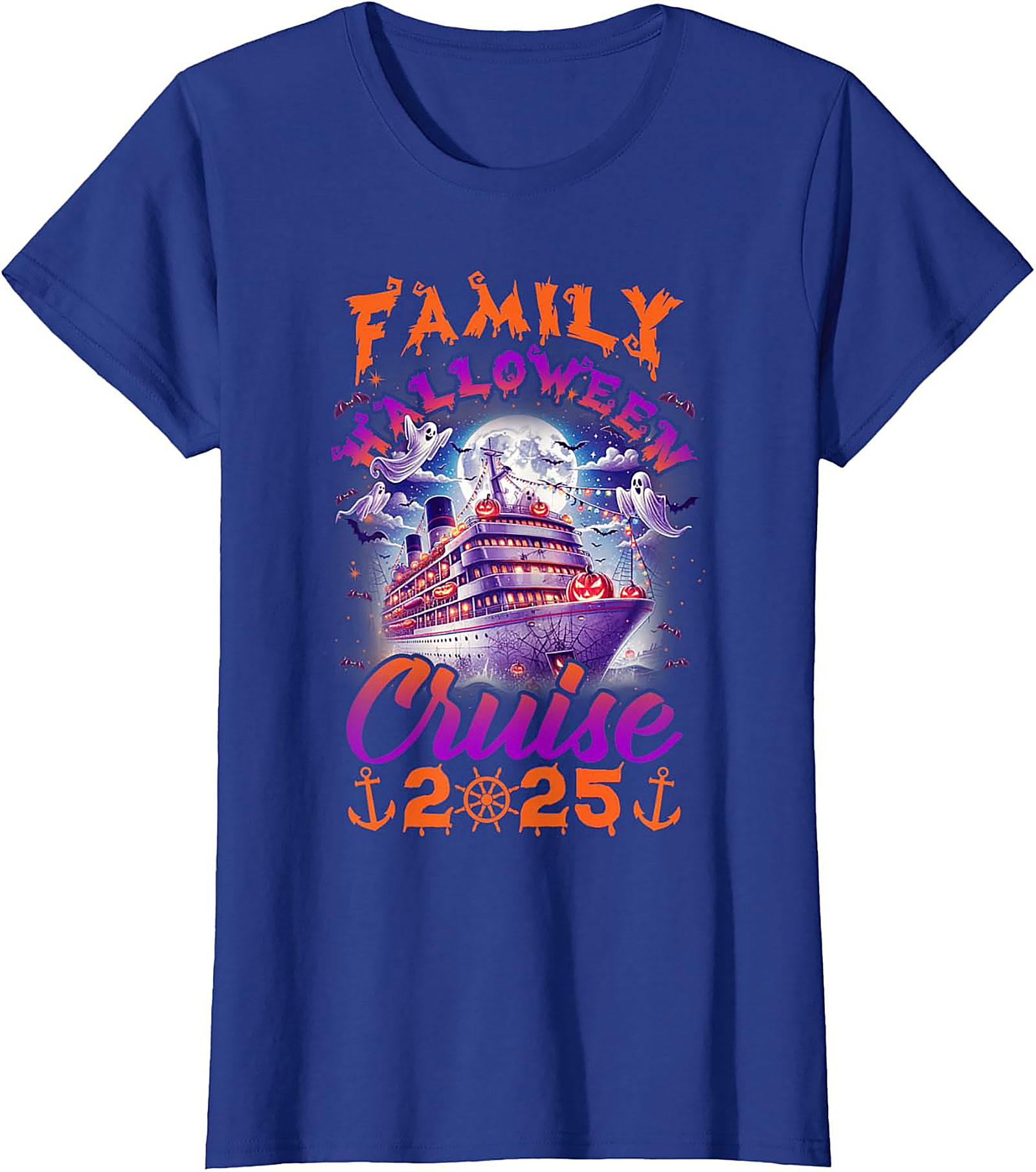 Family Halloween Cruise 2025 T-Shirt | Spooky Vacation Tee