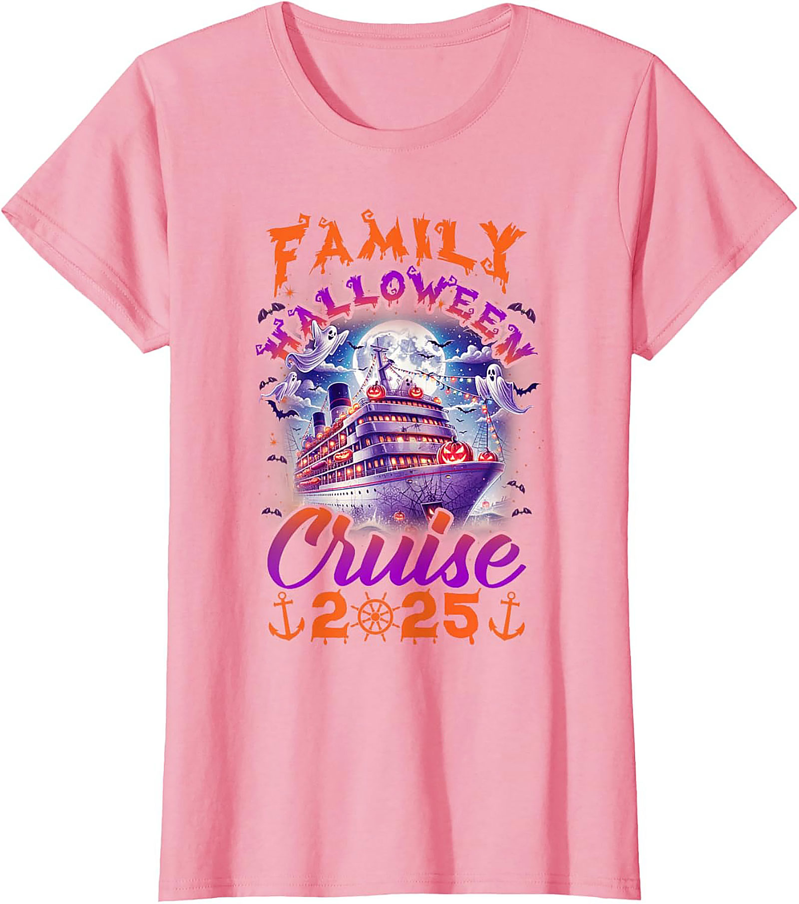 Family Halloween Cruise 2025 T-Shirt | Spooky Vacation Tee