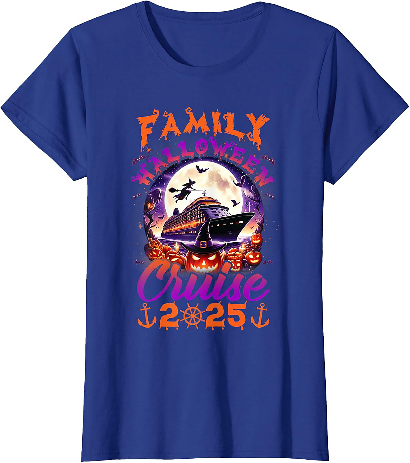 Family Halloween Cruise 2025 Graphic Tee | Soft Cotton Shirt