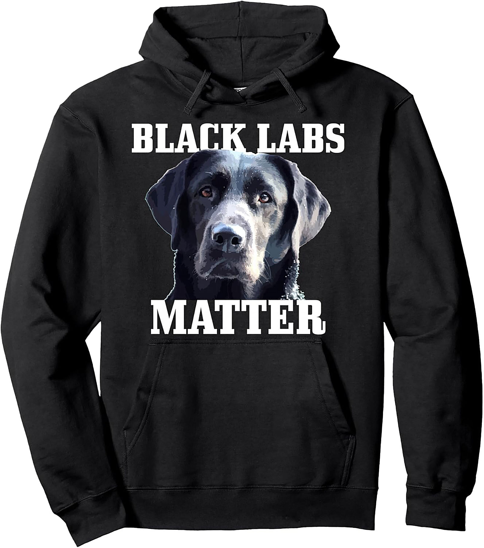 Black Labs Matter Pullover Hoodie | The Ultimate Dog Lover Graphic Hoodie