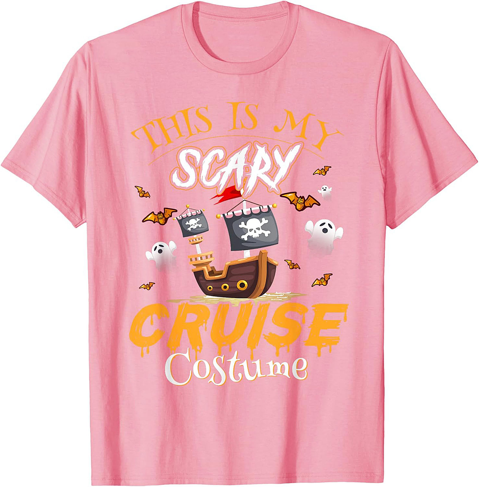 Funny Halloween Cruise T-Shirt | Pirate Ship Graphic Tee