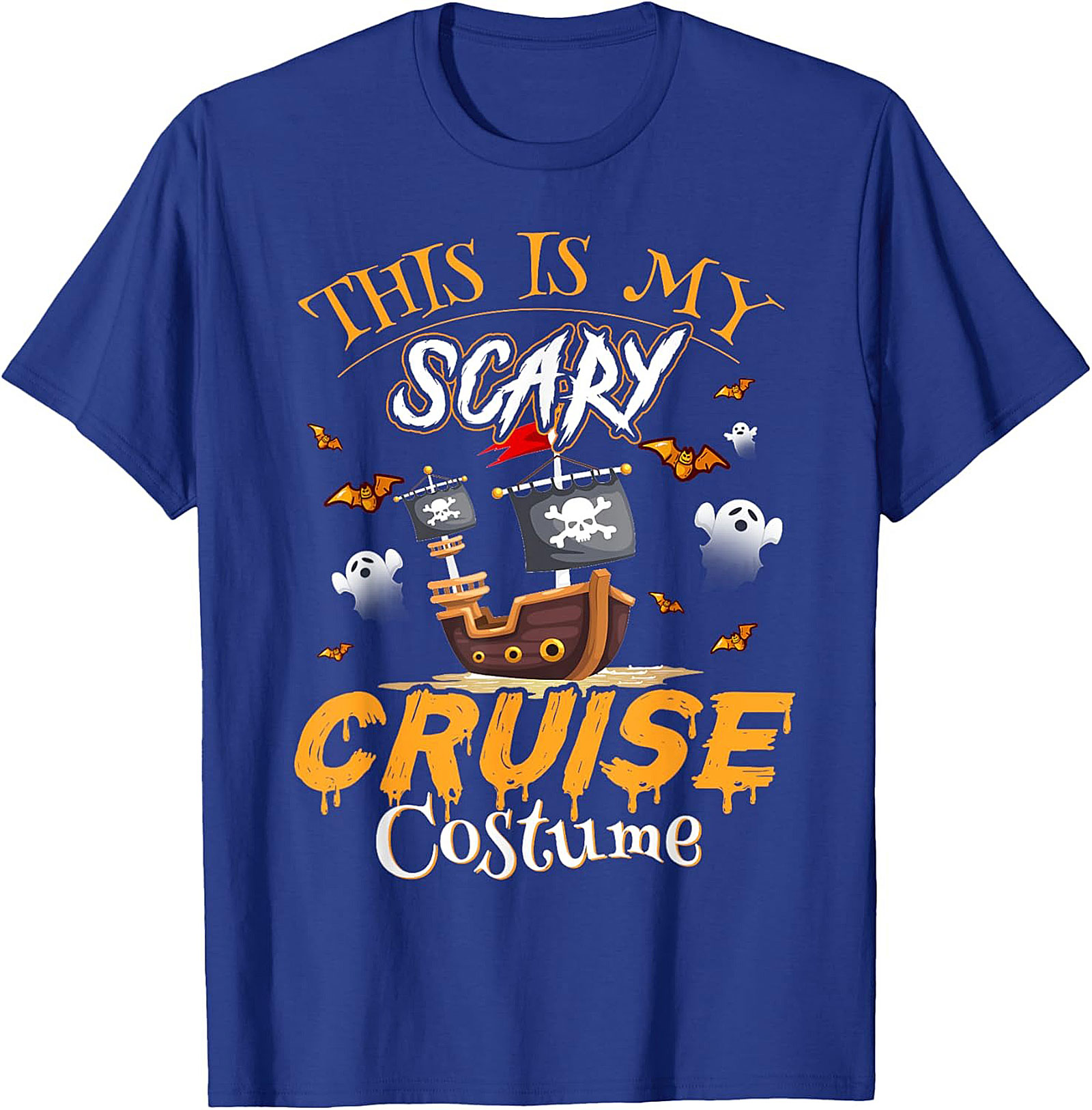 Funny Halloween Cruise T-Shirt | Pirate Ship Graphic Tee