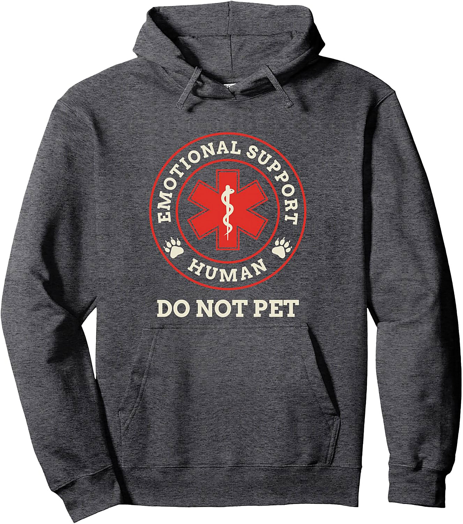 Emotional Support Human Do Not Pet Pullover Hoodie