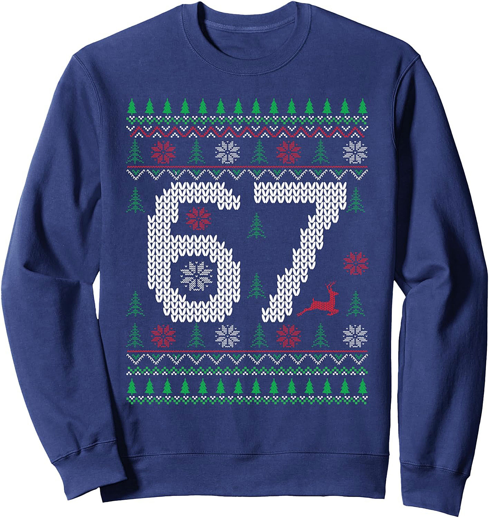 1967 Vintage Ugly Christmas Crewneck Sweatshirt