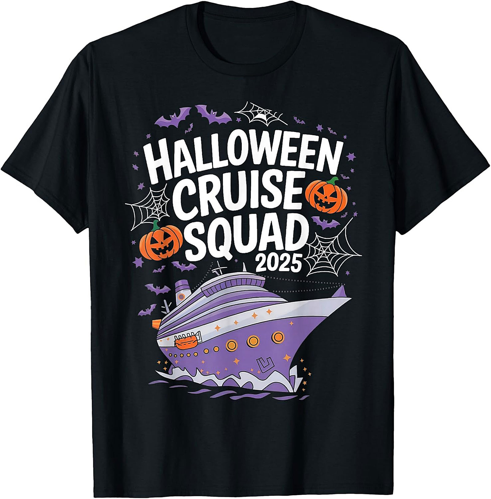 Halloween Cruise Squad 2025 T-Shirt | Funny Matching Tee