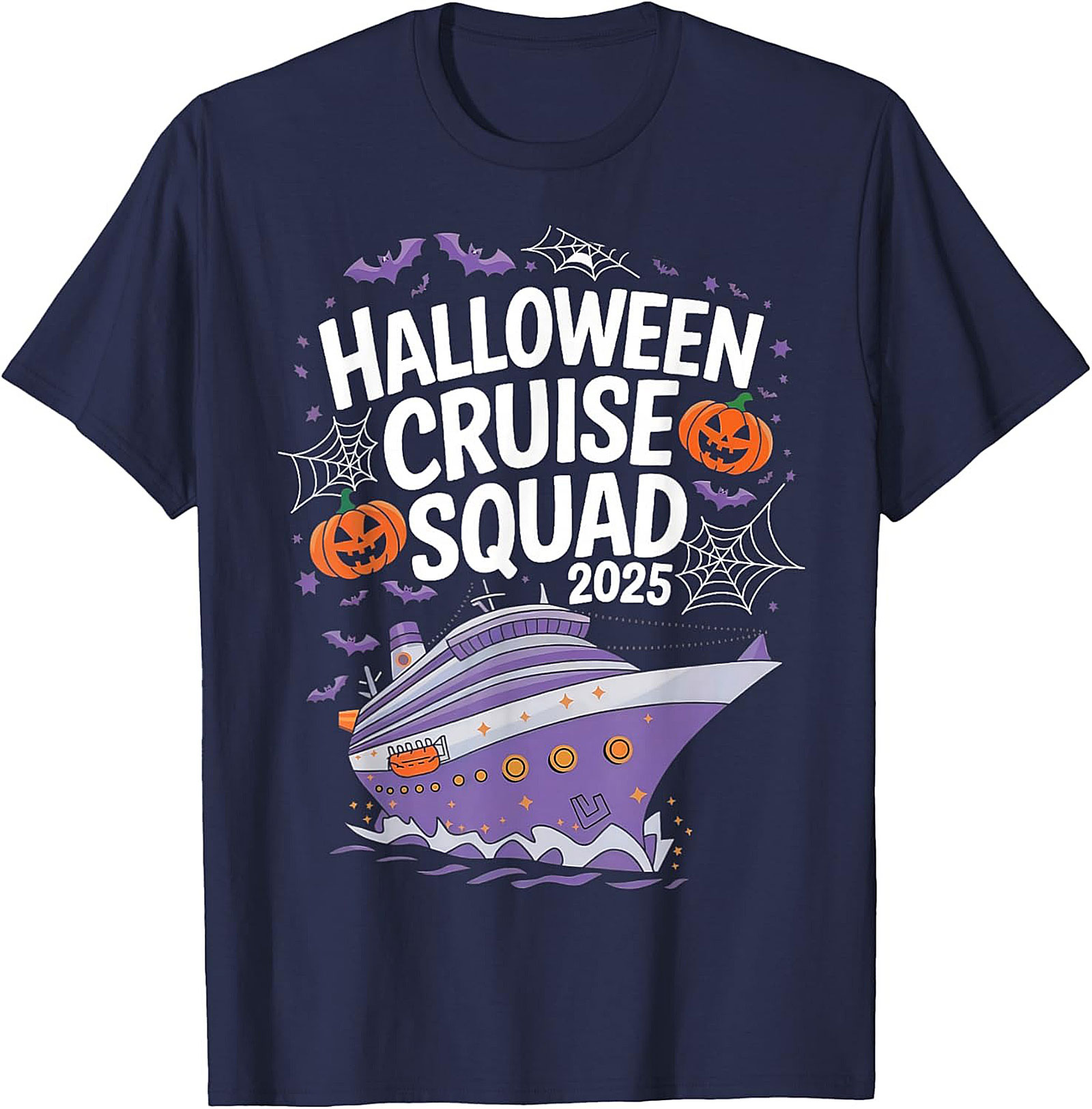 Halloween Cruise Squad 2025 T-Shirt | Funny Matching Tee