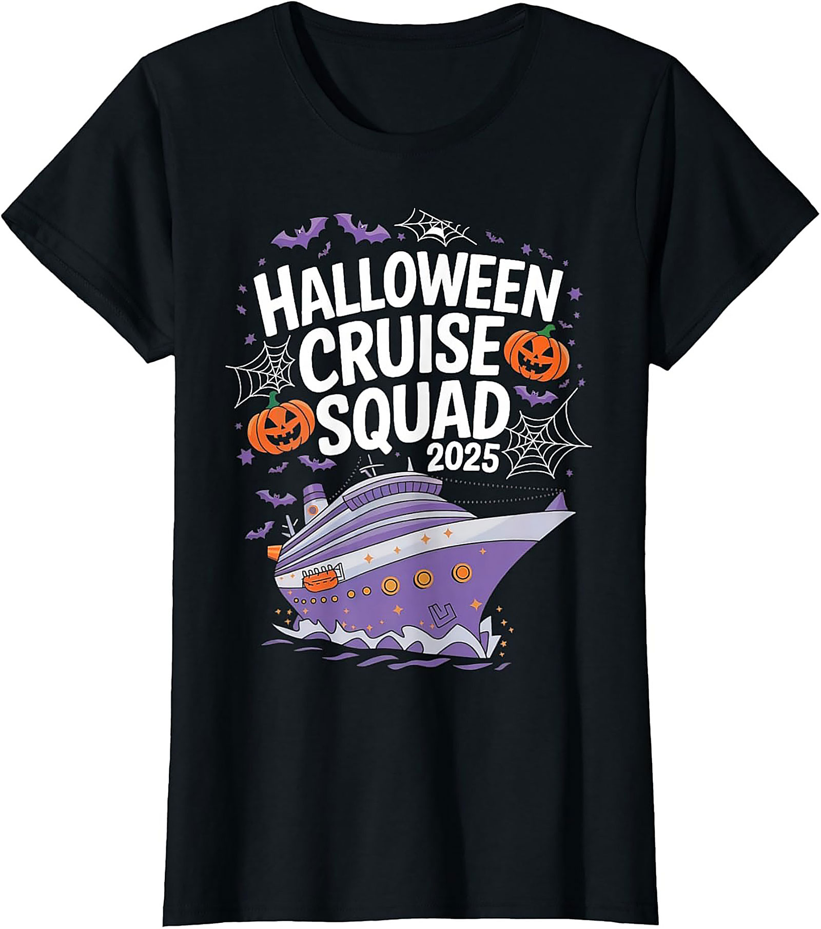 Halloween Cruise Squad 2025 T-Shirt | Funny Matching Tee