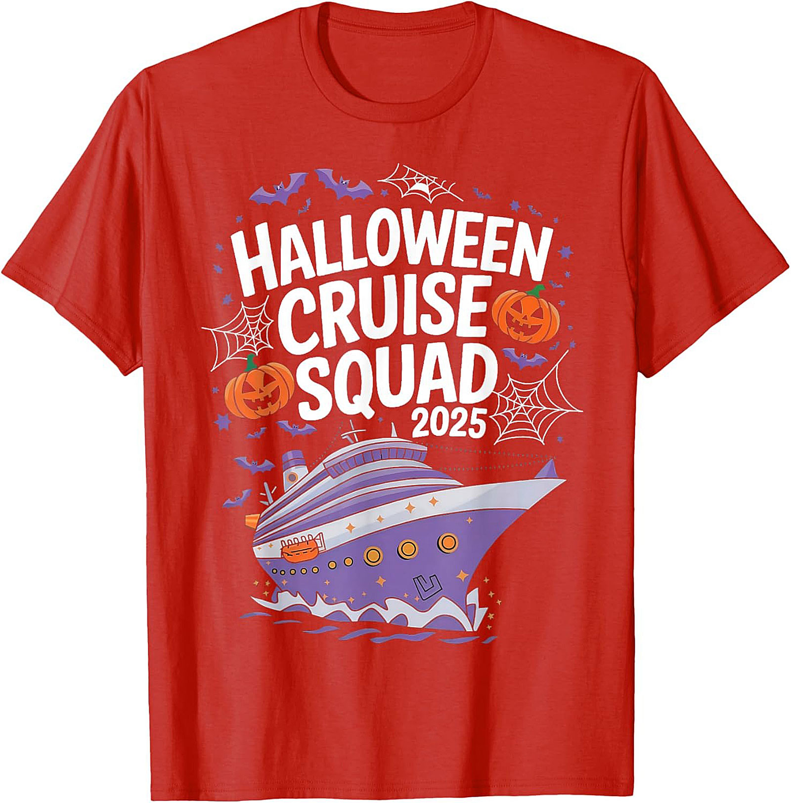 Halloween Cruise Squad 2025 T-Shirt | Funny Matching Tee