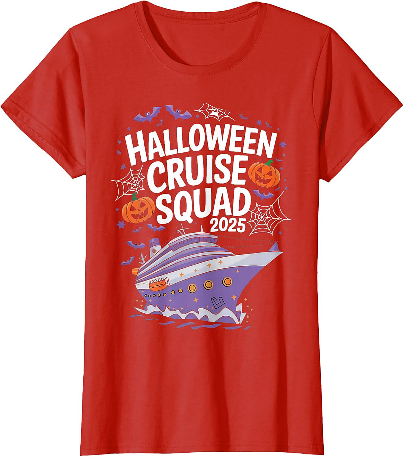Halloween Cruise Squad 2025 T-Shirt | Funny Matching Tee