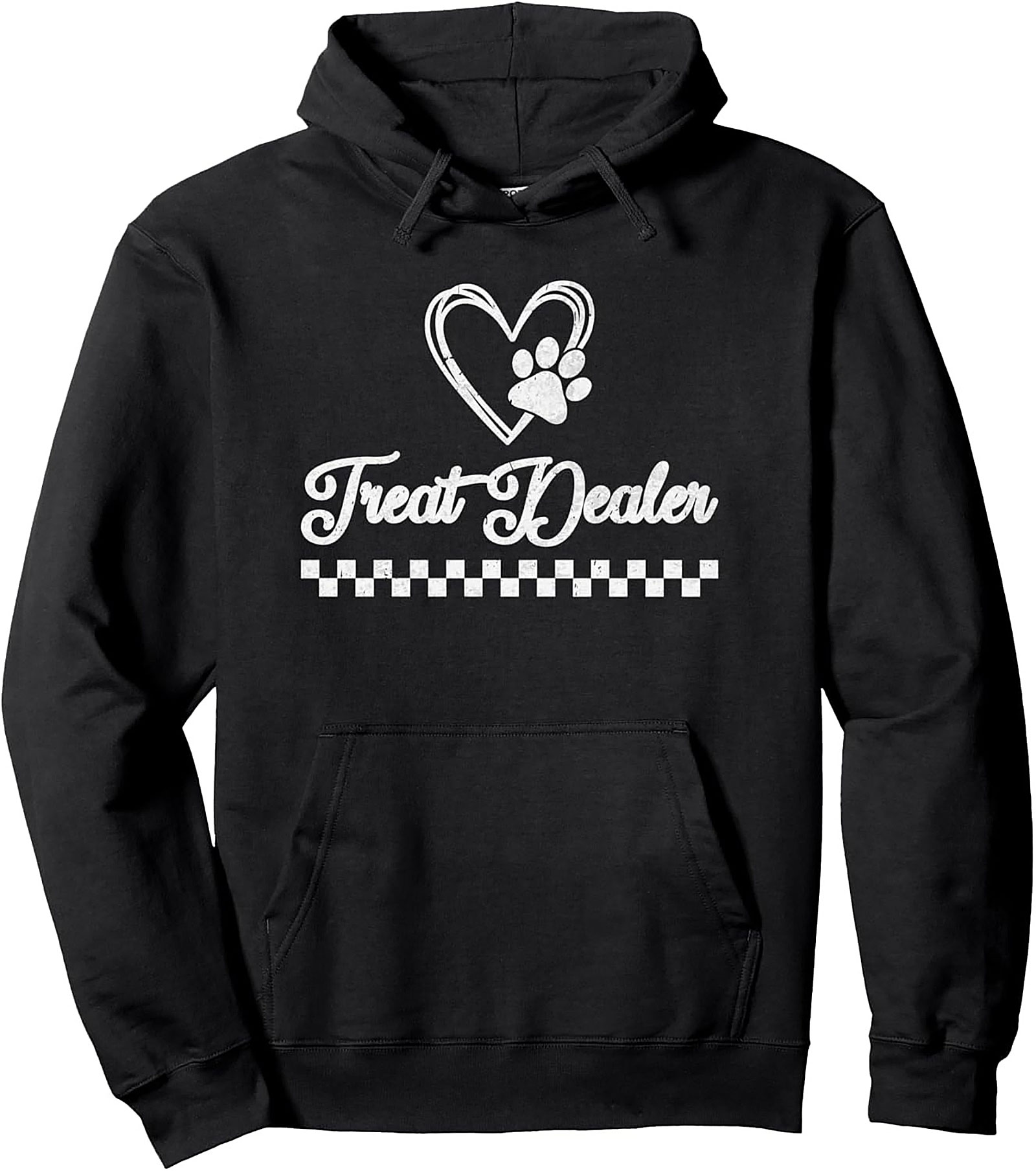 Dog Lover Treat Dealer Pullover Hoodie | Cozy Pet Parent Graphic Hoodie