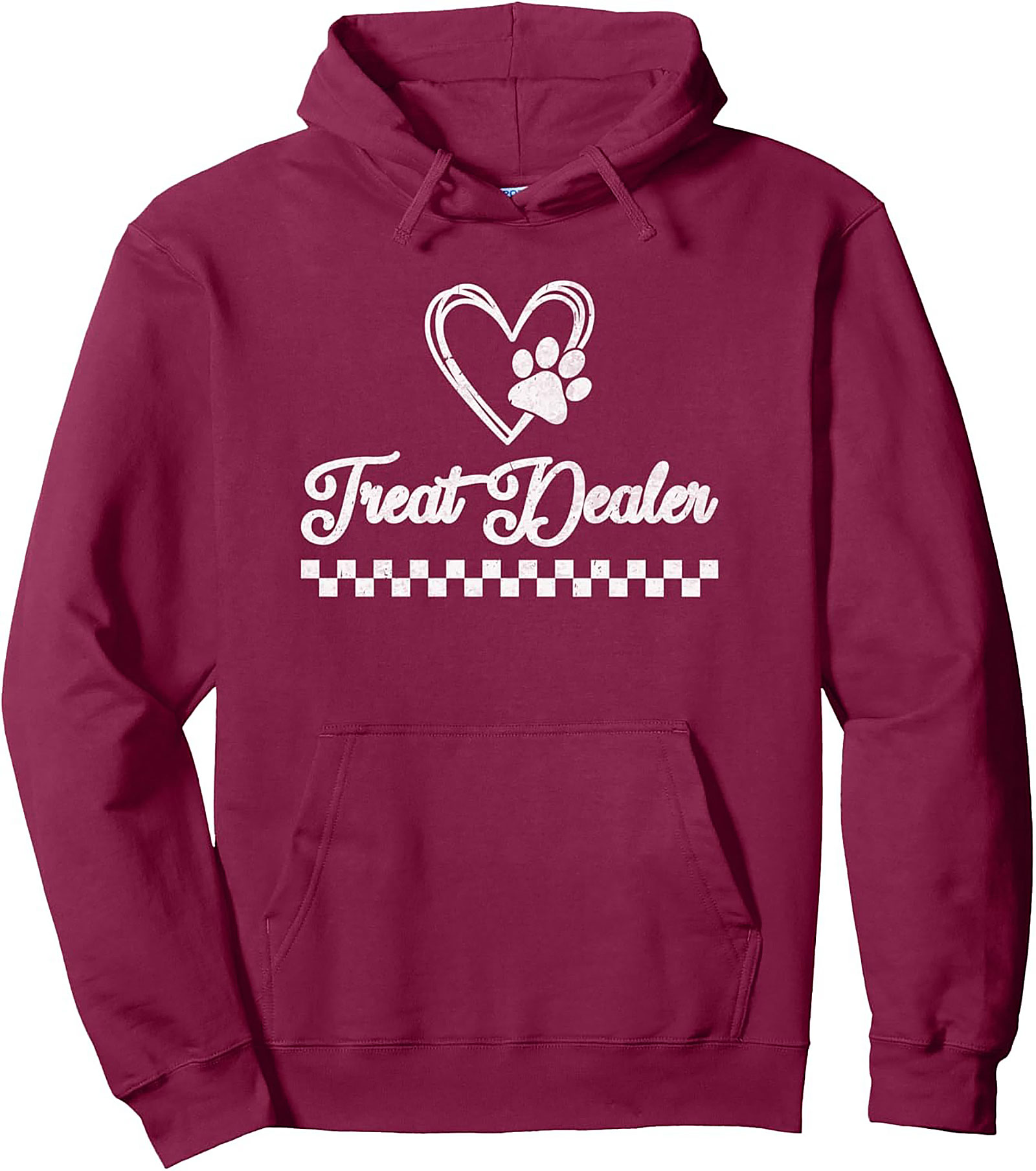 Dog Lover Treat Dealer Pullover Hoodie | Cozy Pet Parent Graphic Hoodie