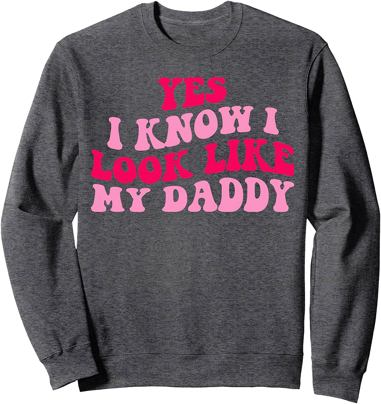 Daddy's Girl Crewneck Sweatshirt Retro Pullover Gift