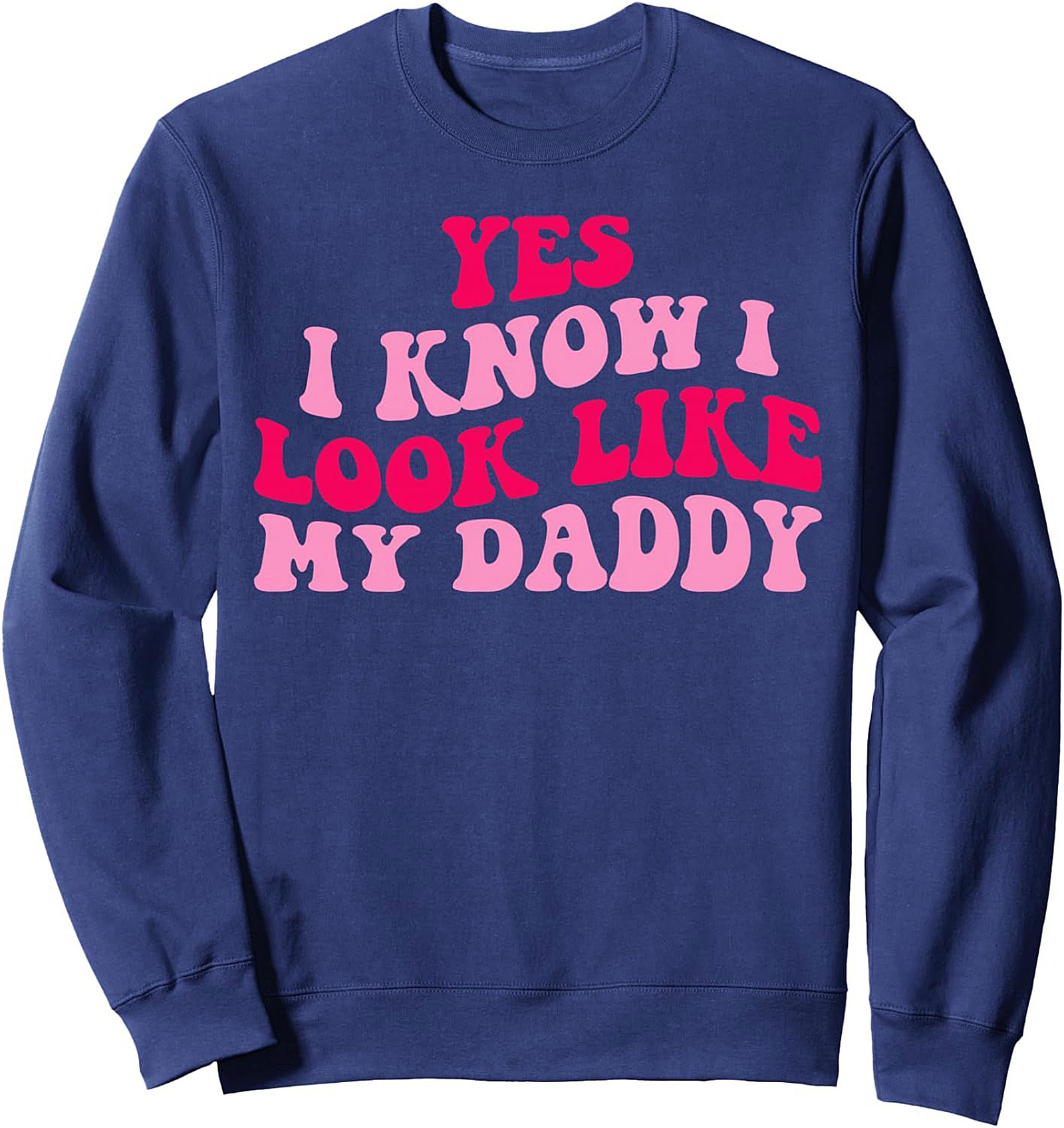 Daddy's Girl Crewneck Sweatshirt Retro Pullover Gift