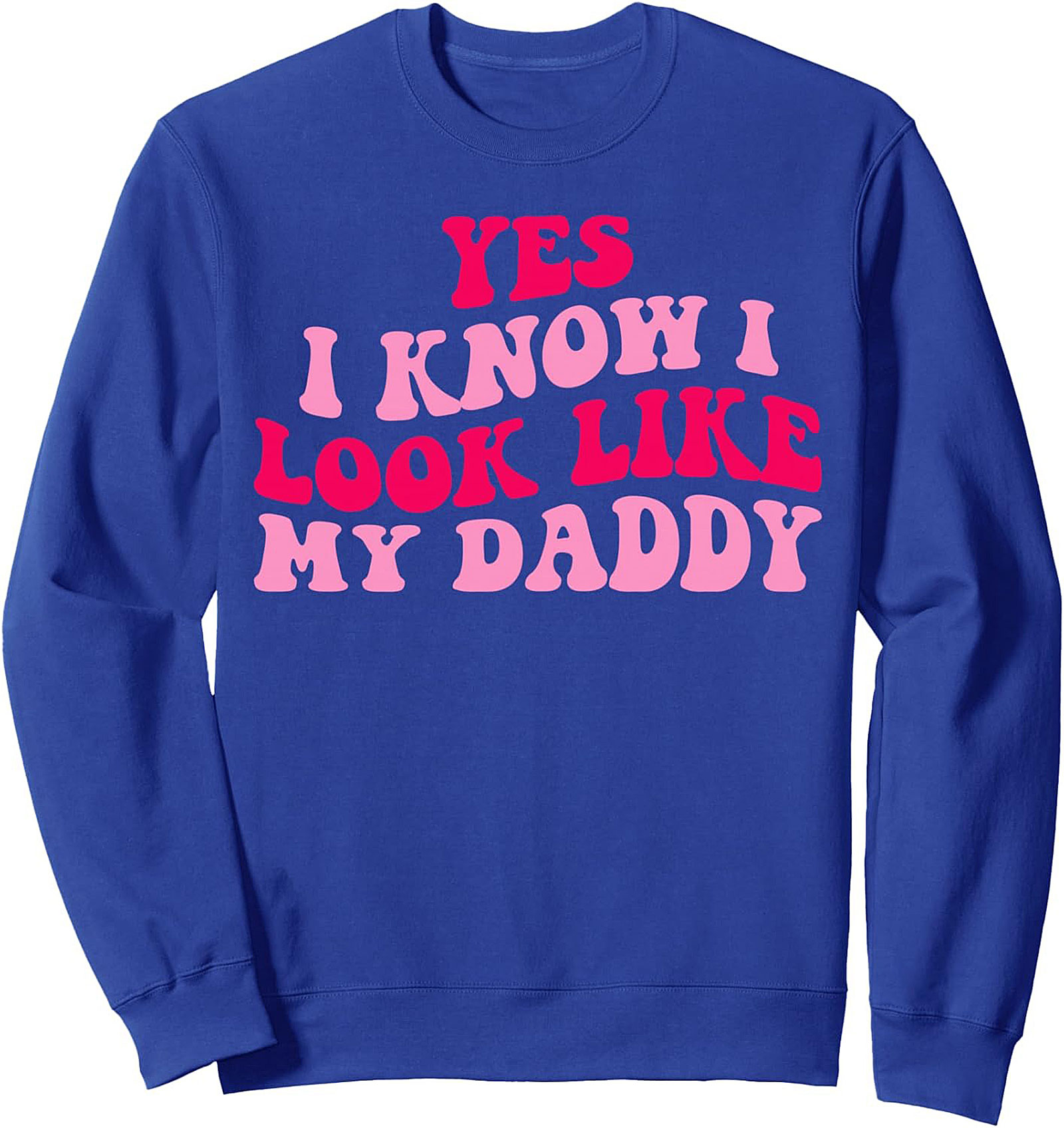 Daddy's Girl Crewneck Sweatshirt Retro Pullover Gift