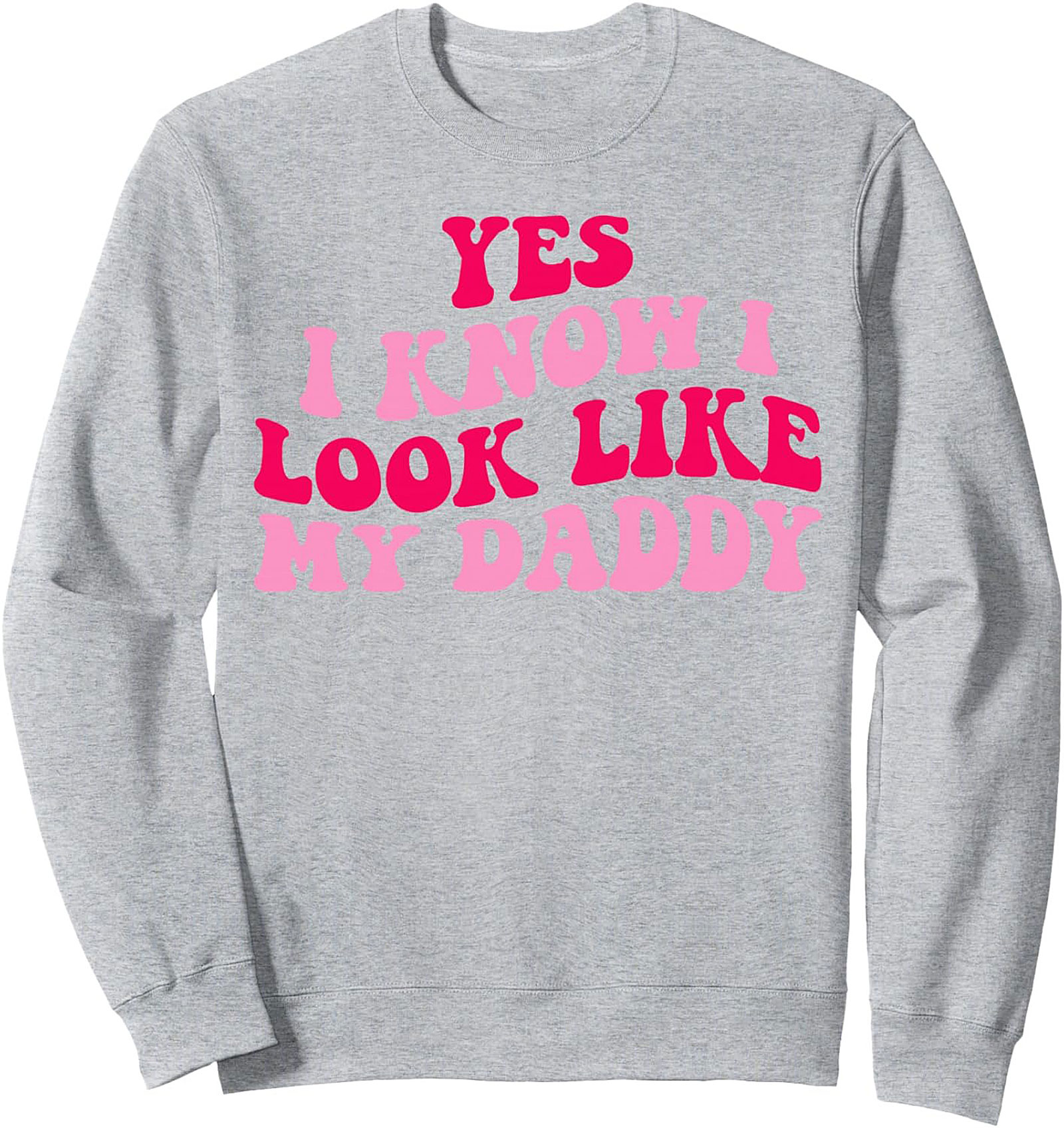 Daddy's Girl Crewneck Sweatshirt Retro Pullover Gift