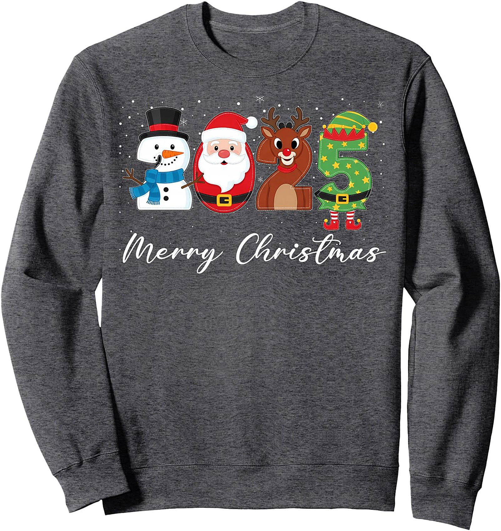 Christmas Crewneck Sweatshirt Festive Pullover