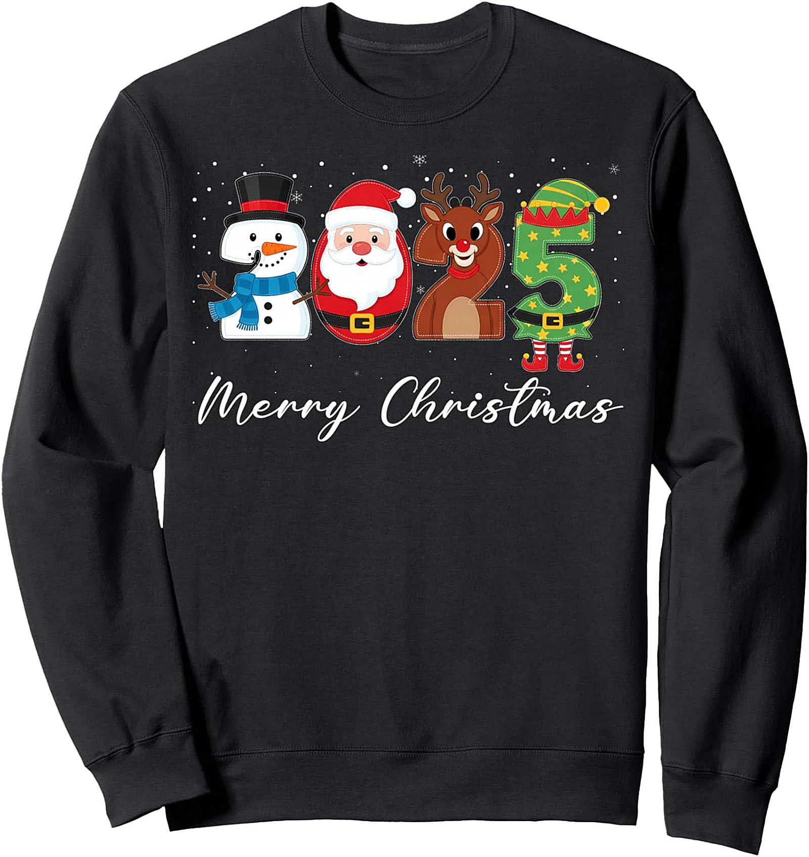 Christmas Crewneck Sweatshirt Festive Pullover