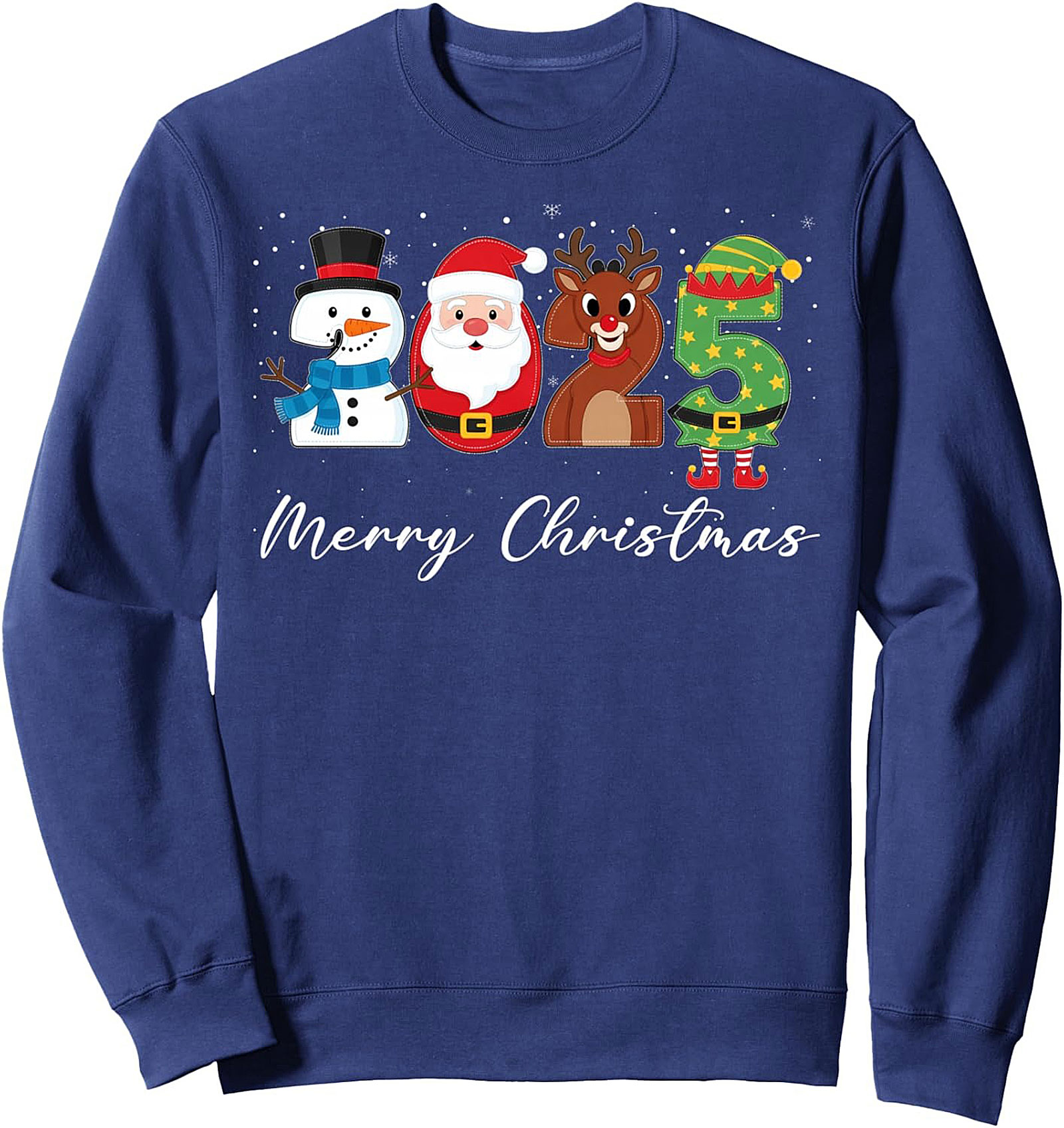 Christmas Crewneck Sweatshirt Festive Pullover