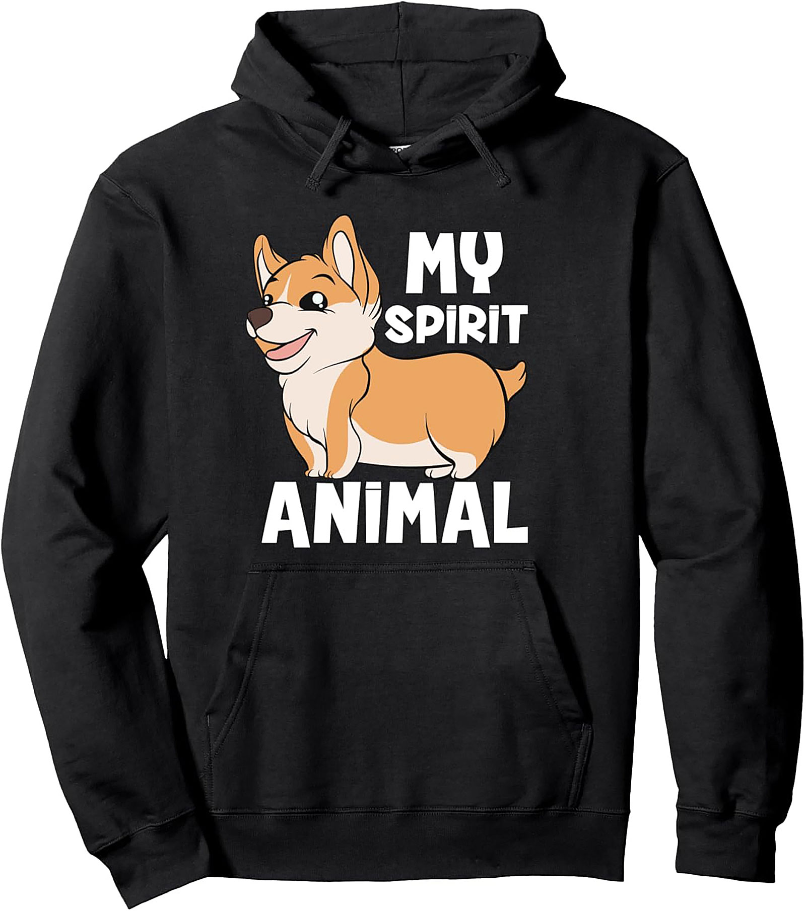Corgi Spirit Animal Pullover Hoodie | The Ultimate Cozy Dog Lover Gift