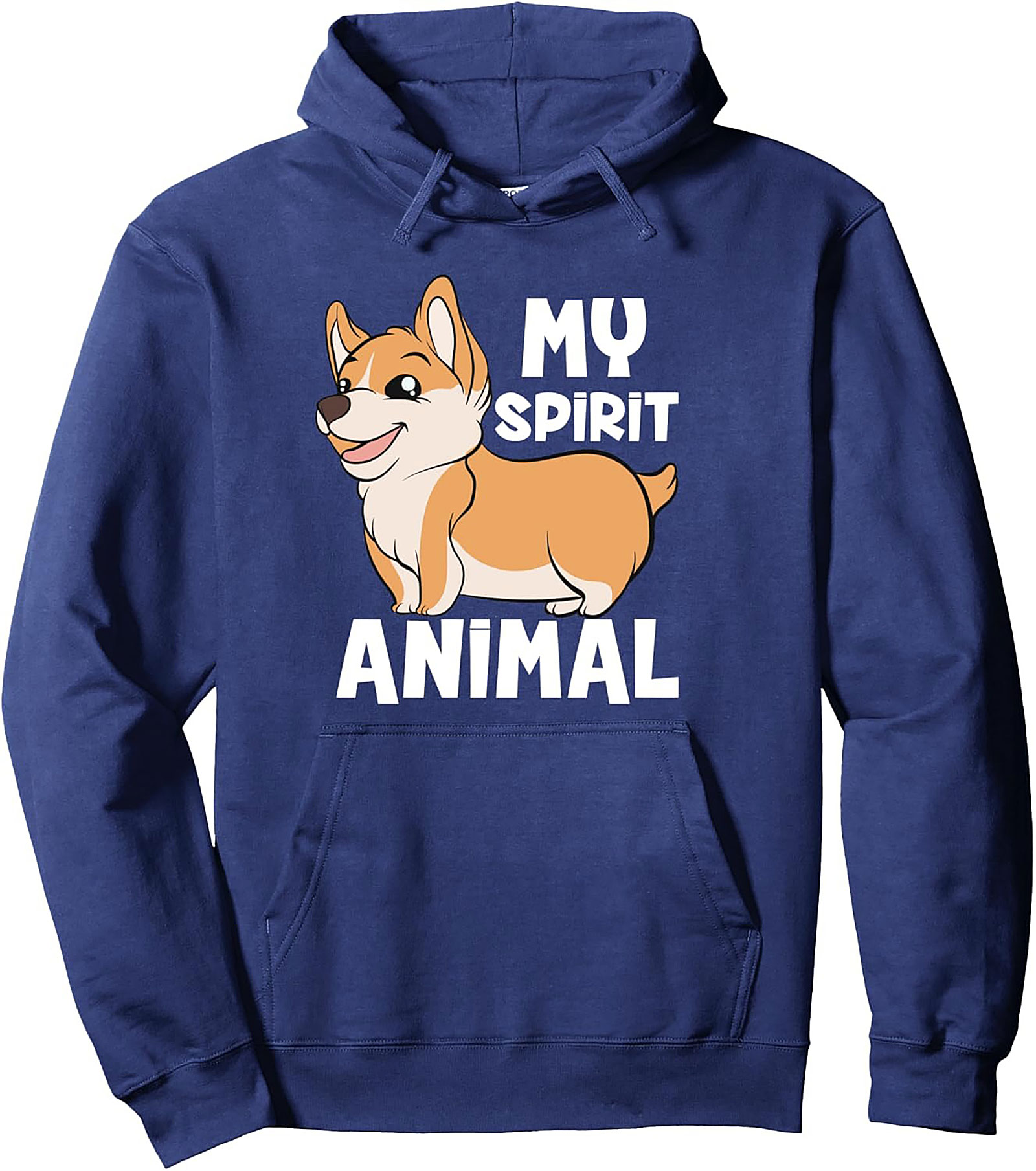 Corgi Spirit Animal Pullover Hoodie | The Ultimate Cozy Dog Lover Gift