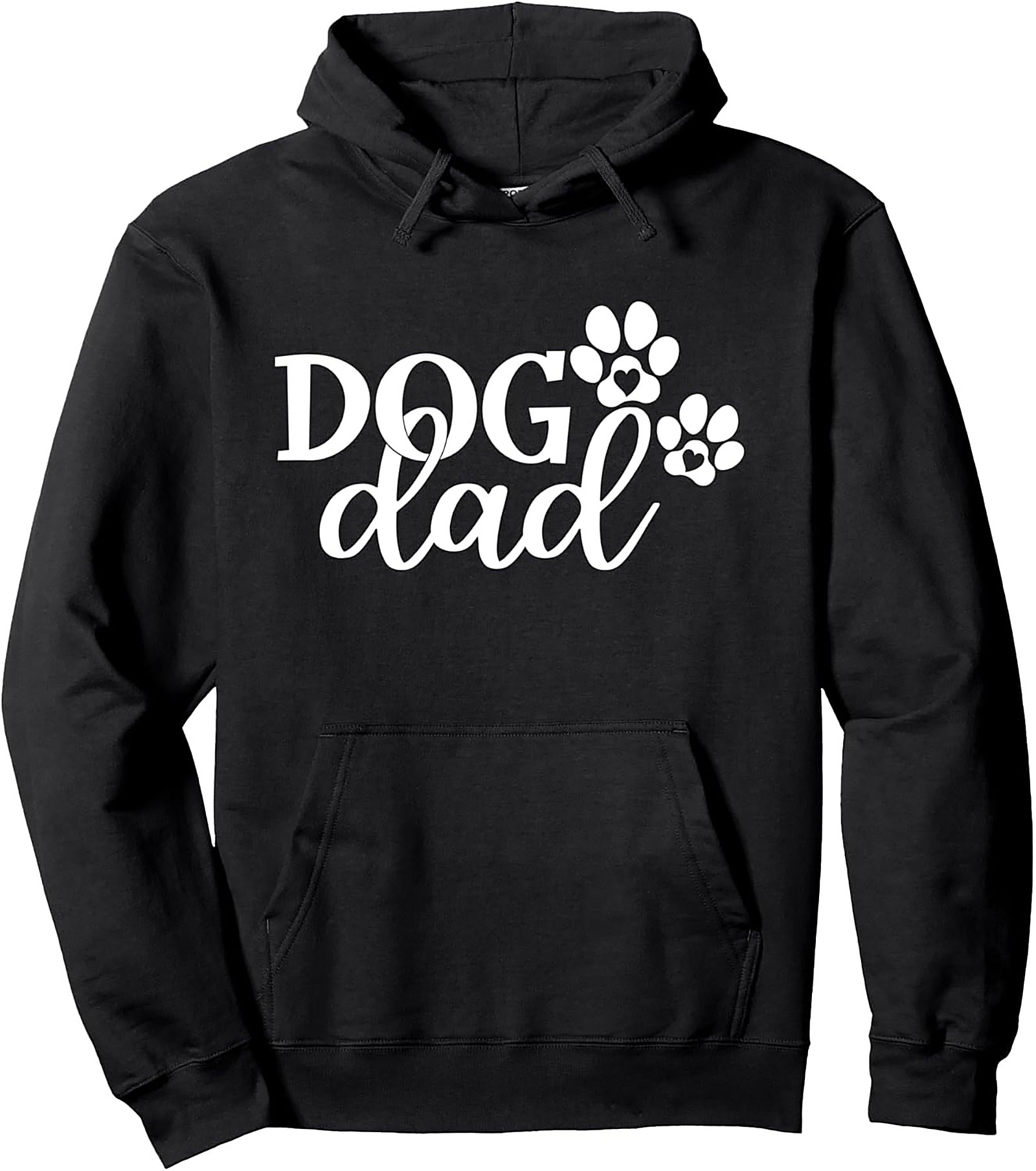 The Ultimate Dog Dad Pullover Hoodie – Cozy Graphic Sweatshirt