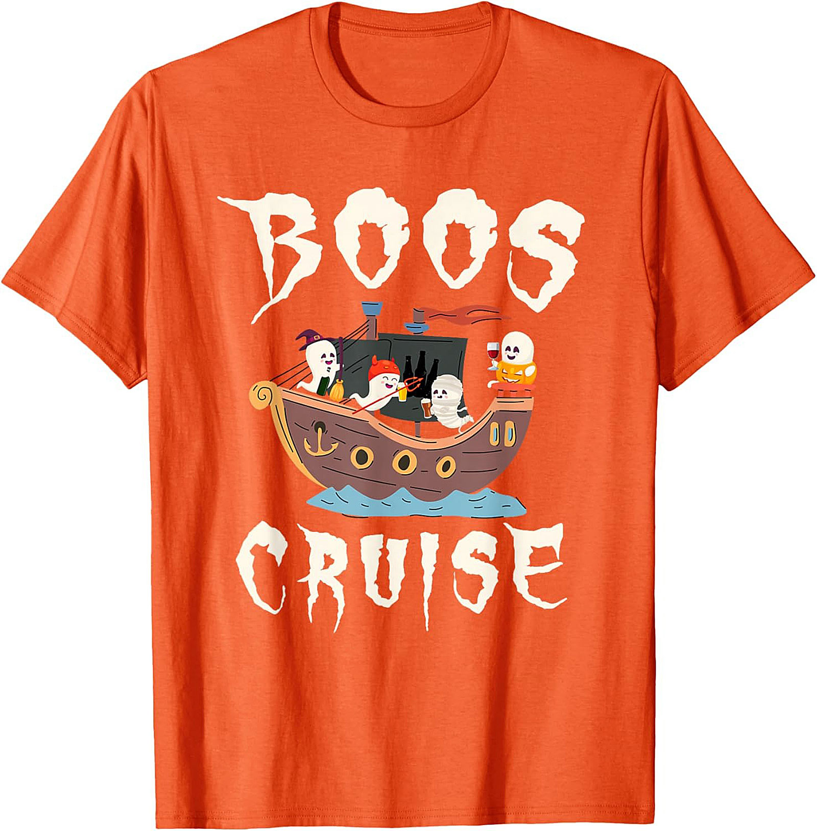 Boos Cruise T-shirt | Funny Halloween Graphic Tee