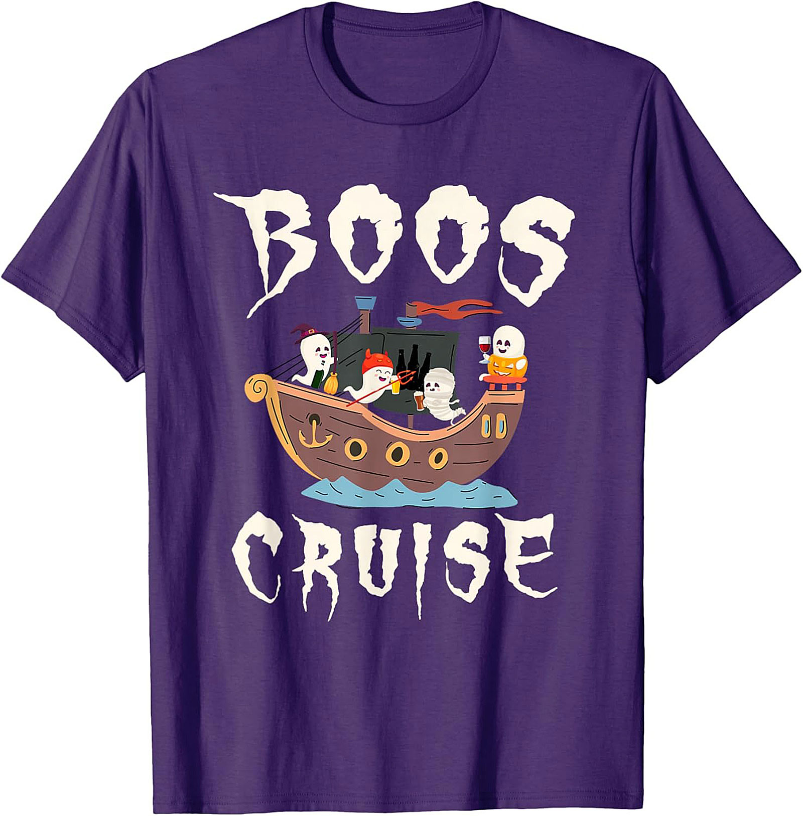 Boos Cruise T-shirt | Funny Halloween Graphic Tee