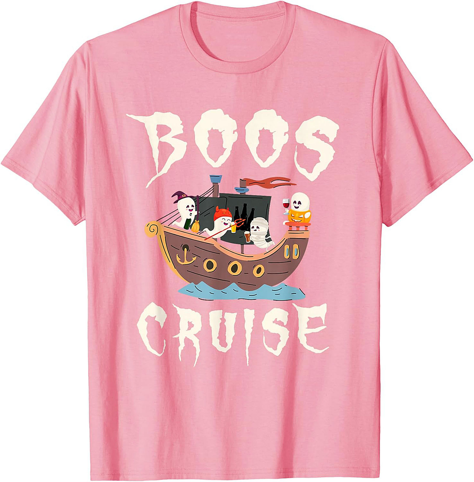 Boos Cruise T-shirt | Funny Halloween Graphic Tee