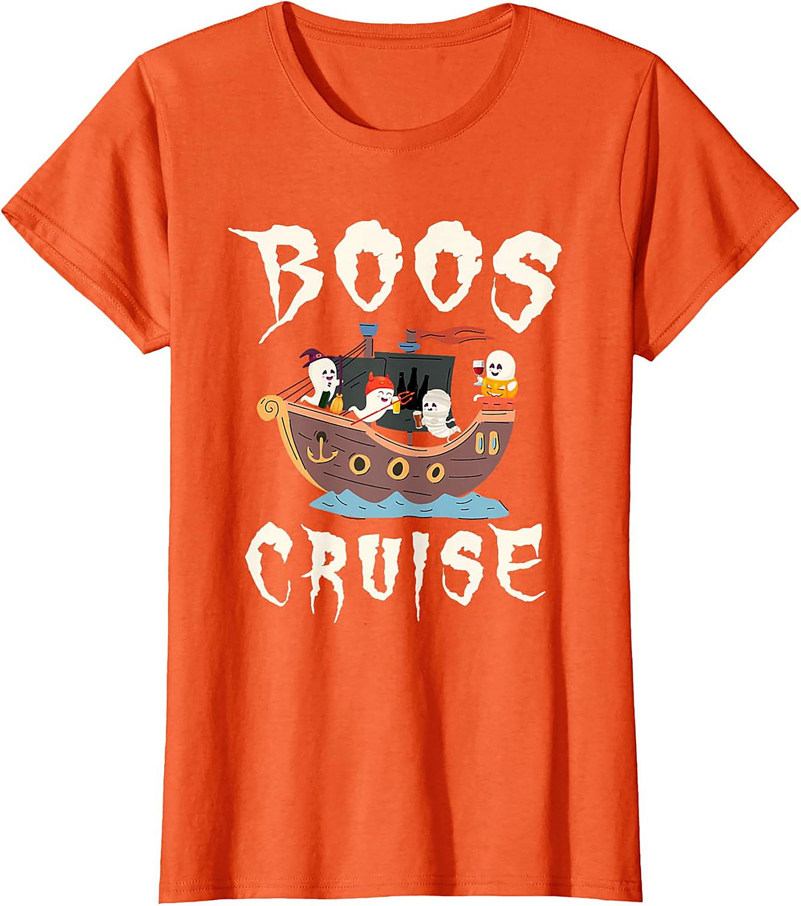 Boos Cruise T-shirt | Funny Halloween Graphic Tee