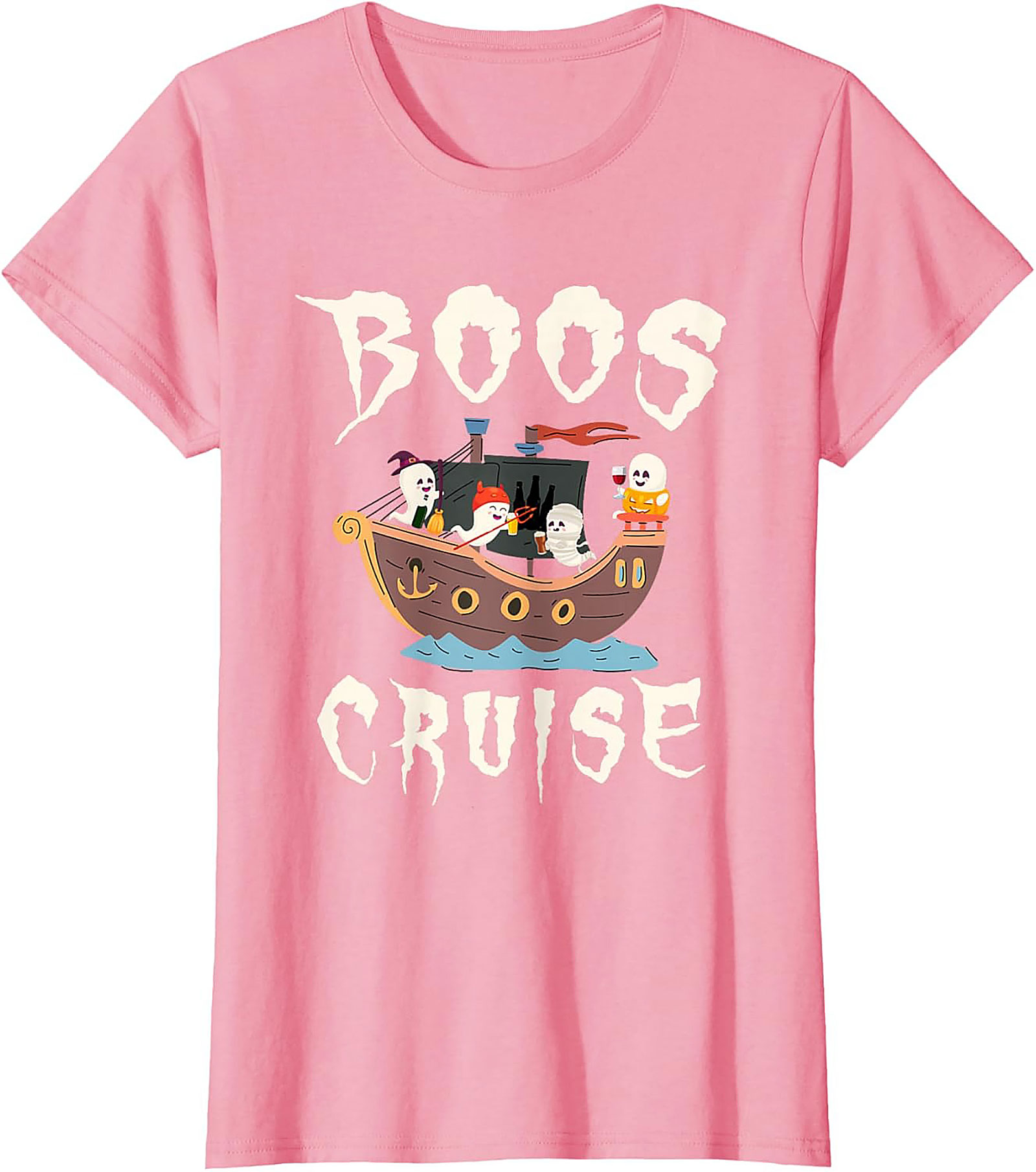 Boos Cruise T-shirt | Funny Halloween Graphic Tee