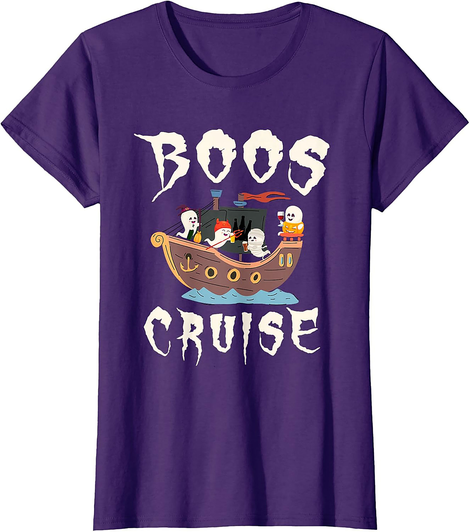 Boos Cruise T-shirt | Funny Halloween Graphic Tee