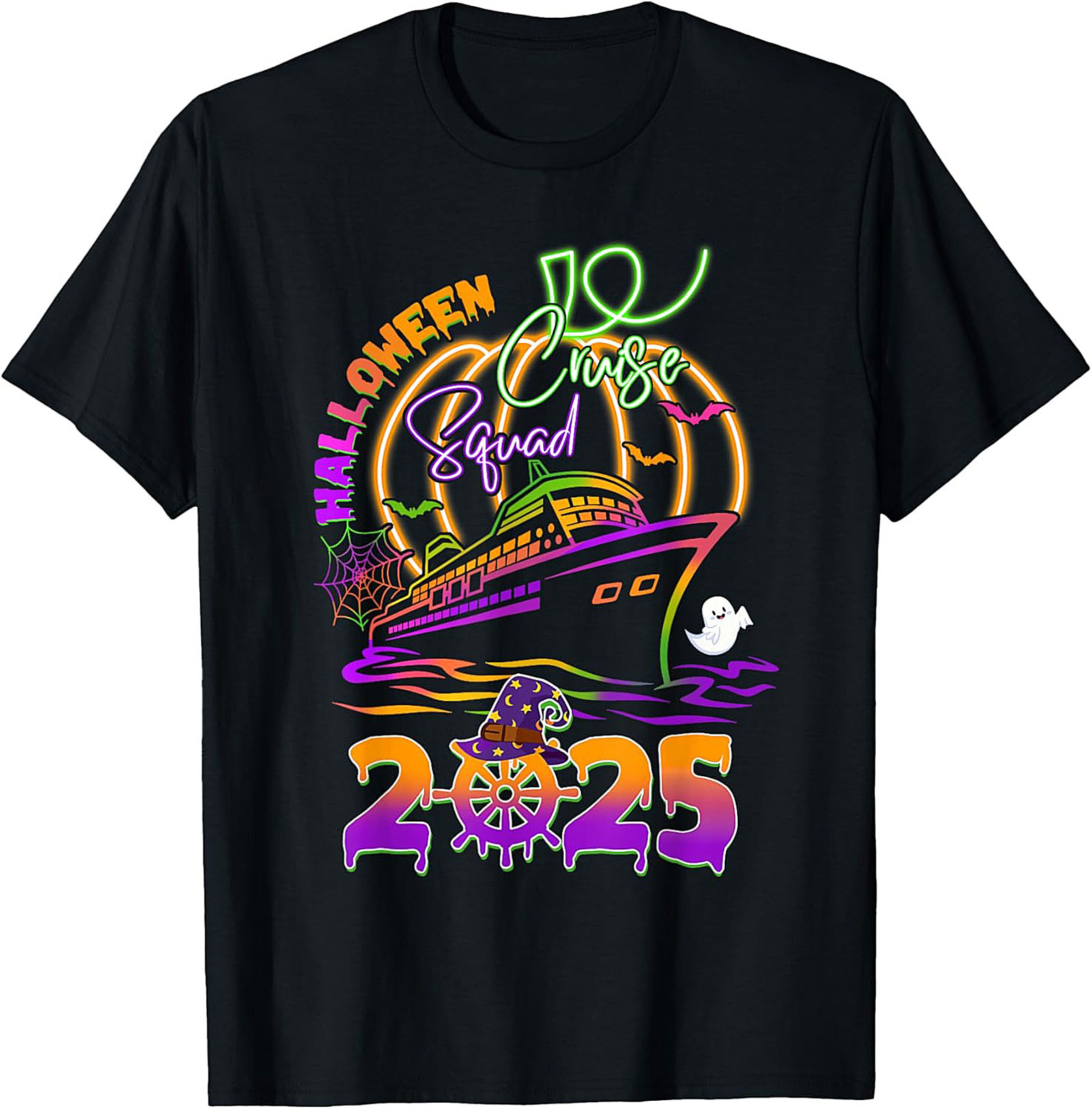 Halloween Cruise Squad 2025 Graphic Tee | Unisex Shirt
