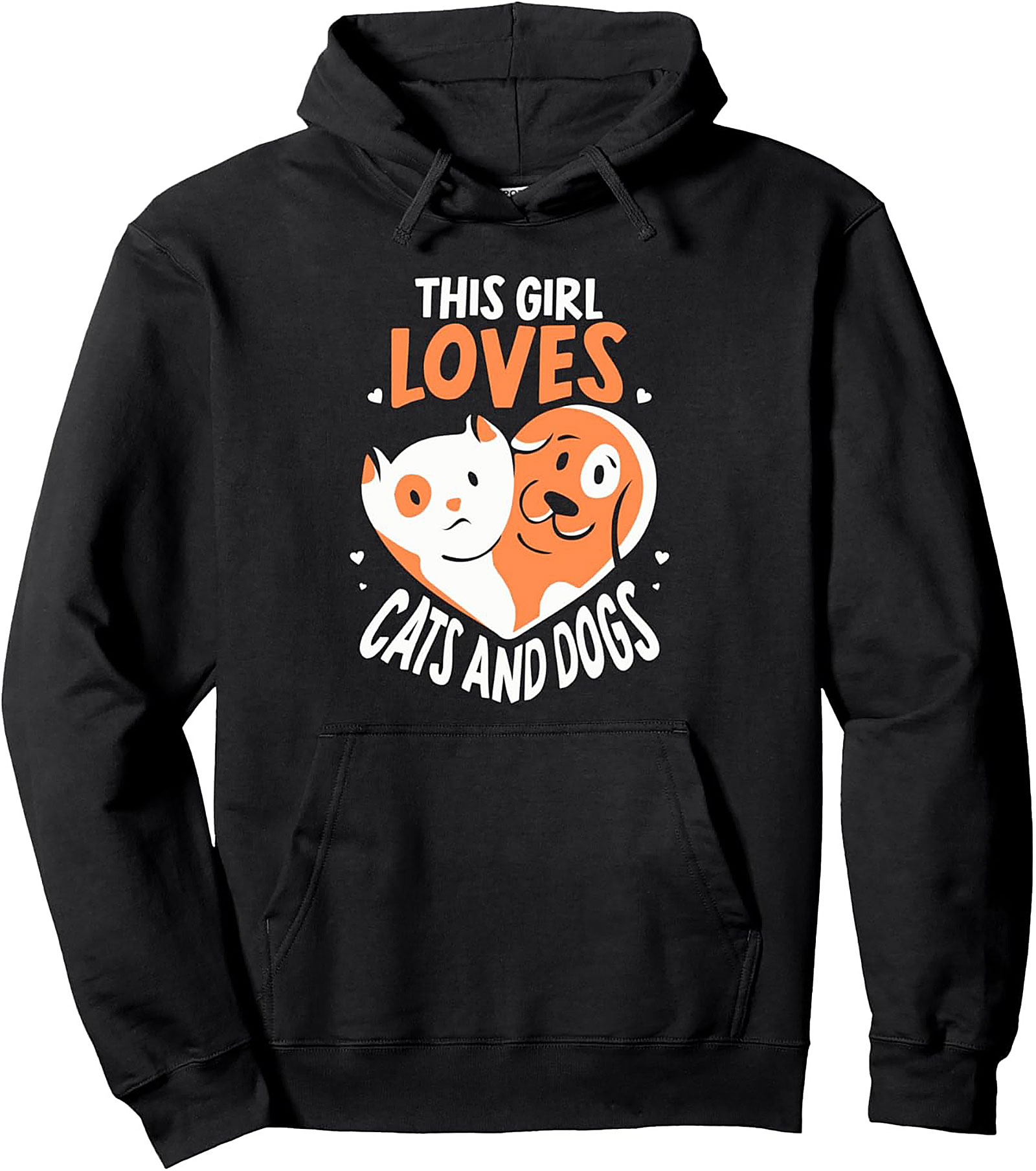 The Ultimate Cat and Dog Lover Graphic Hoodie – Cozy Pet Parent Pullover