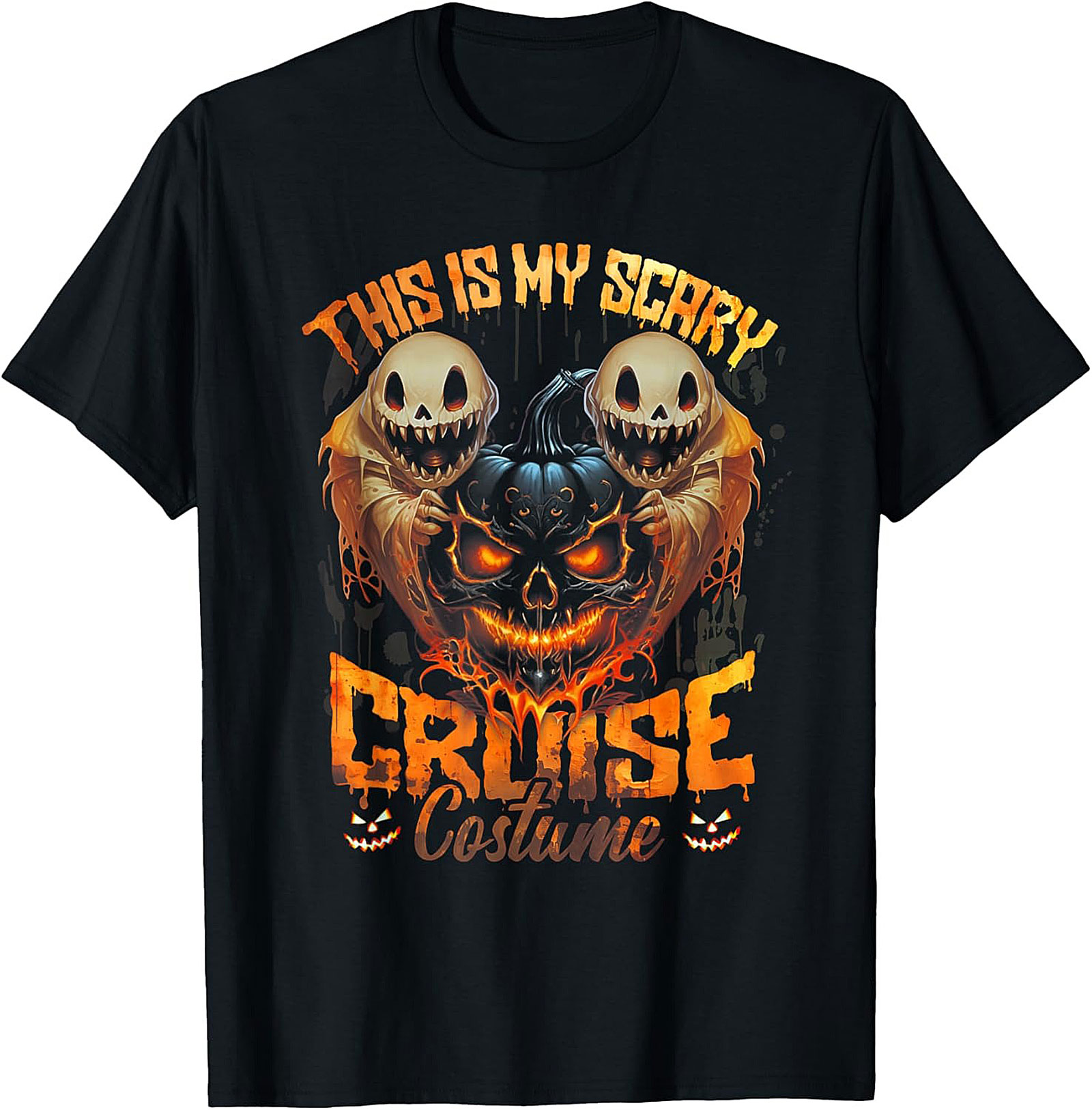 Funny Scary Cruise Costume Graphic Tee | Halloween Shirt