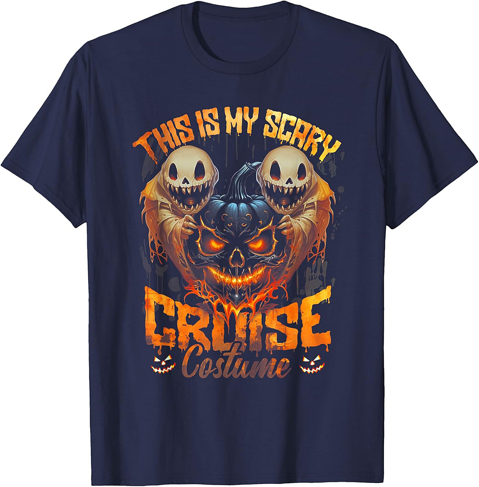 Funny Scary Cruise Costume Graphic Tee | Halloween Shirt