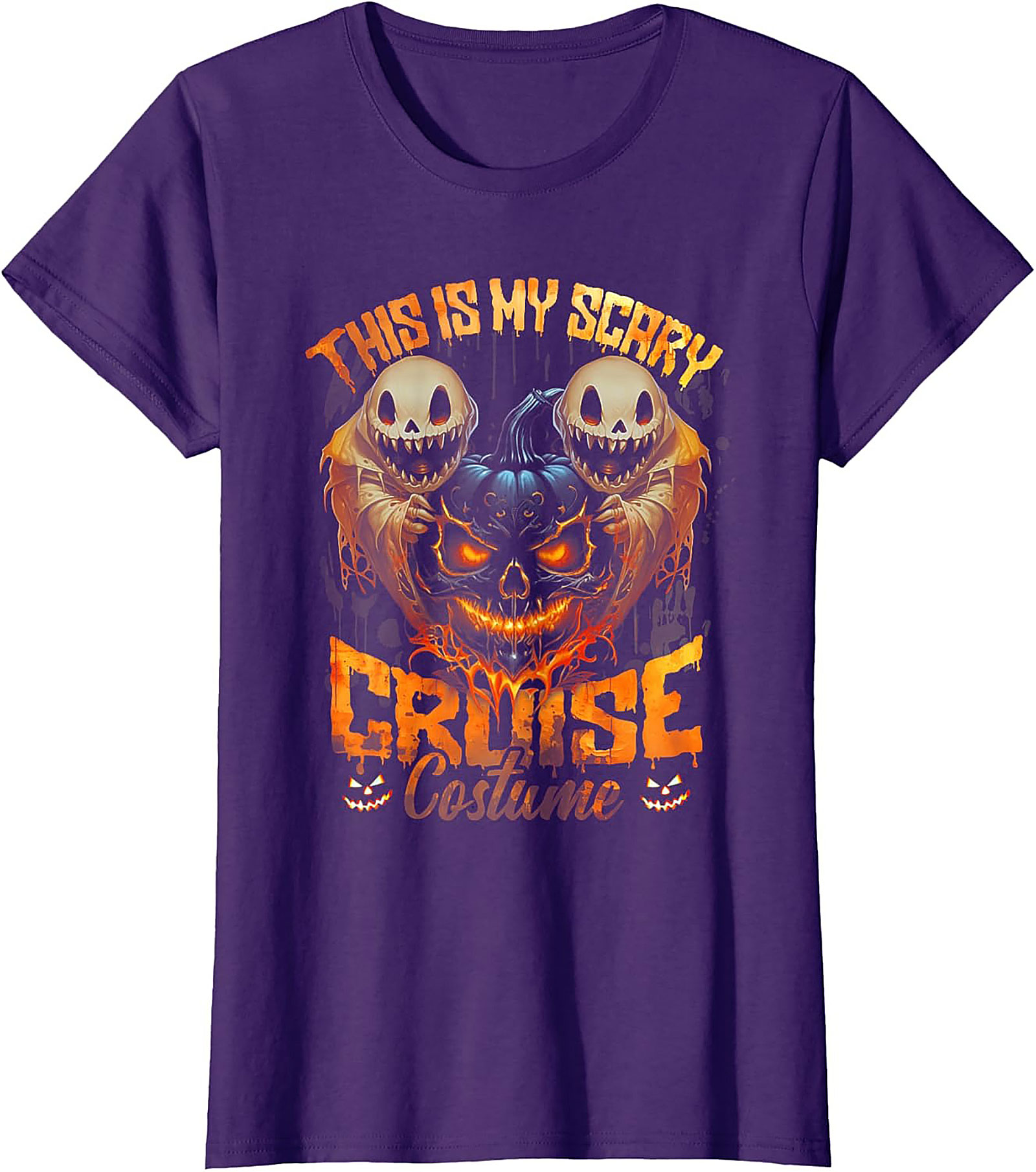 Funny Scary Cruise Costume Graphic Tee | Halloween Shirt