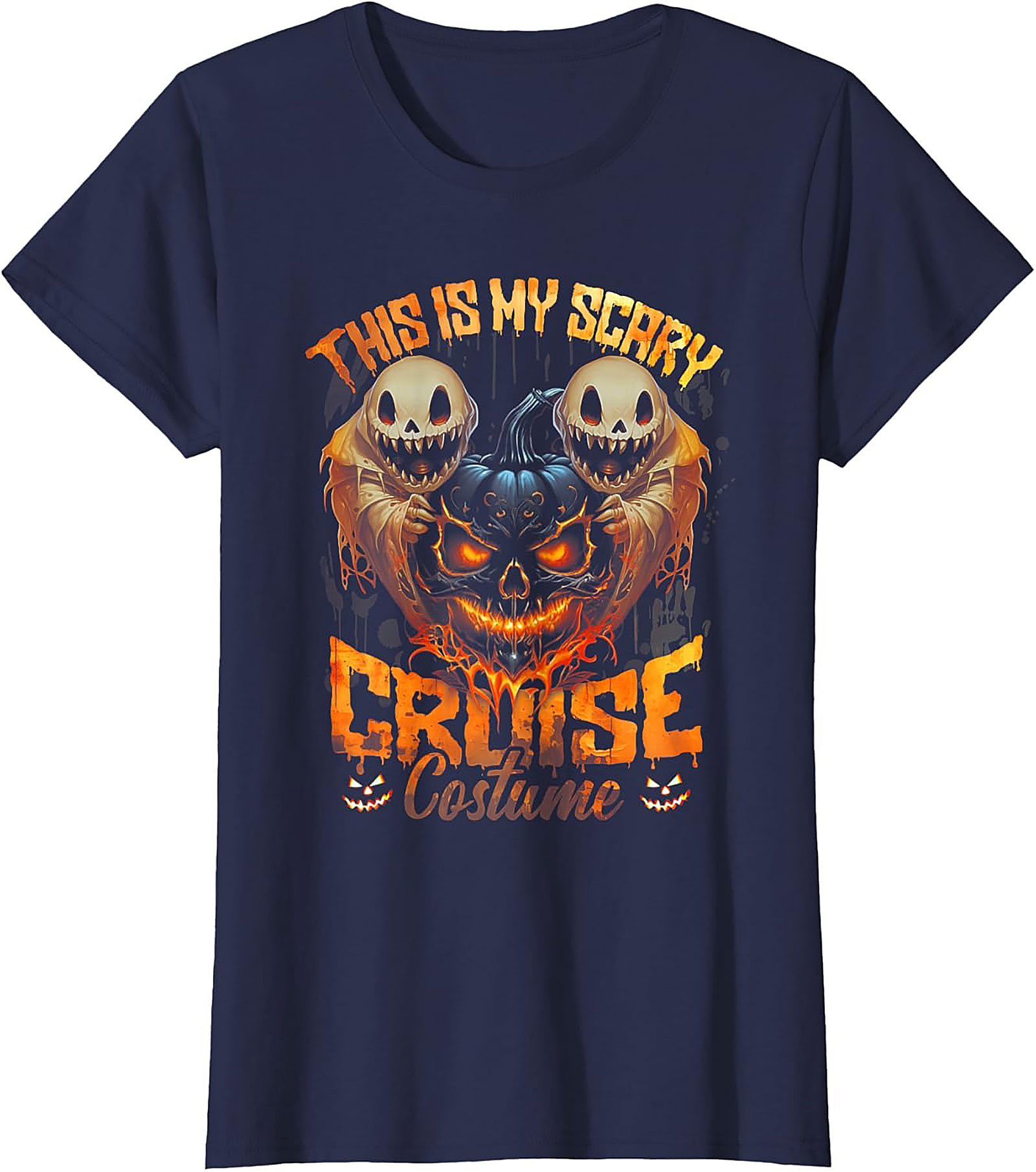 Funny Scary Cruise Costume Graphic Tee | Halloween Shirt