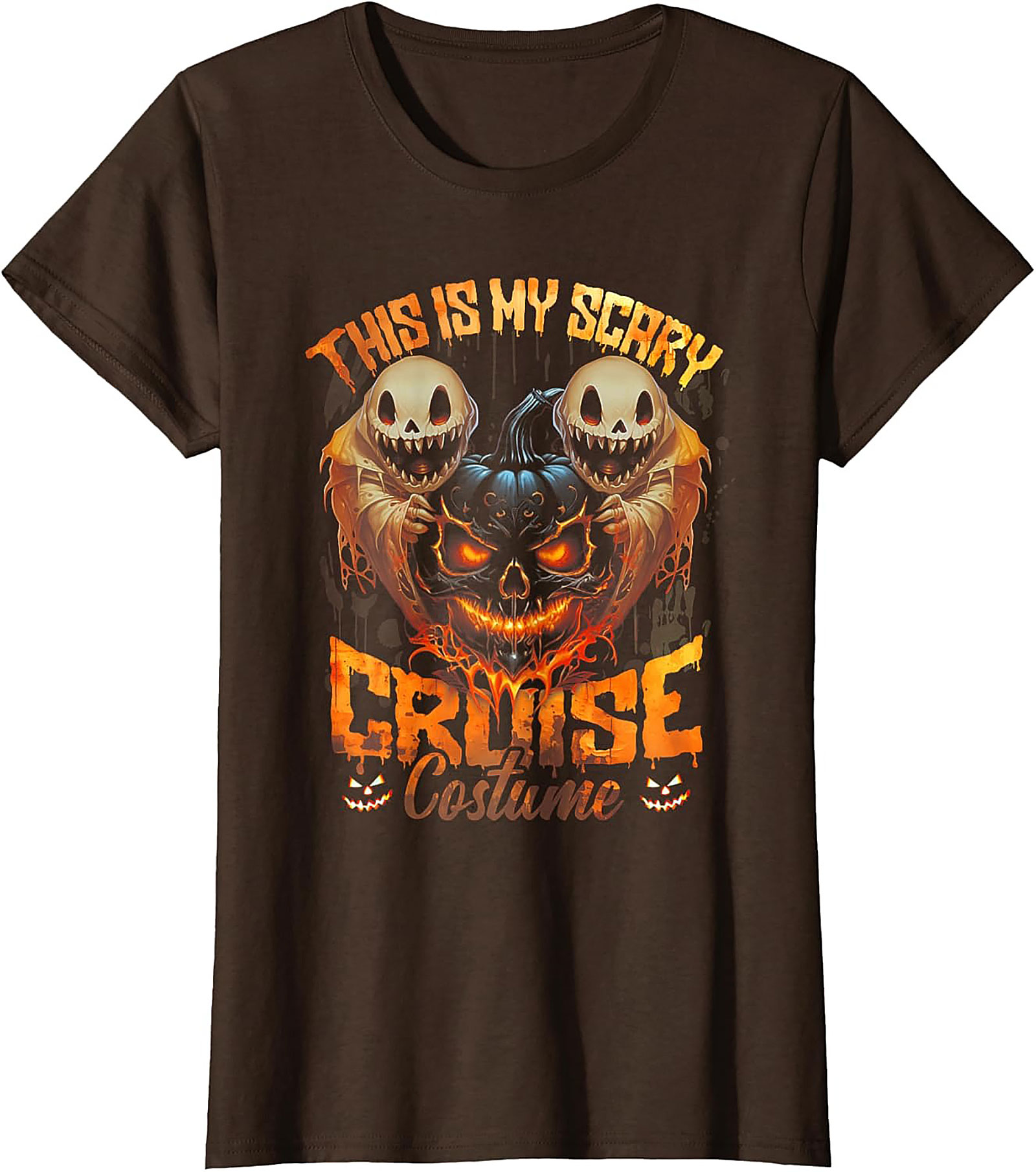 Funny Scary Cruise Costume Graphic Tee | Halloween Shirt