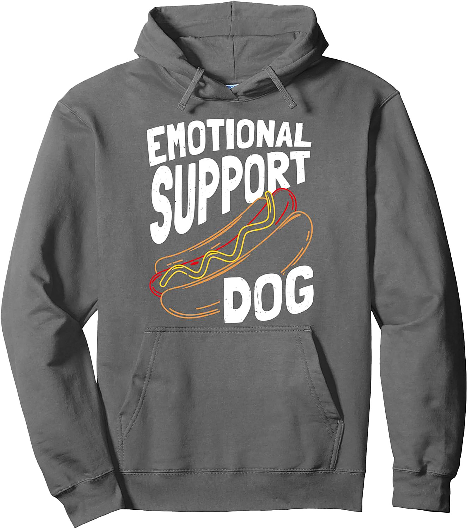 Emotional Support Hot Dog Pullover Hoodie