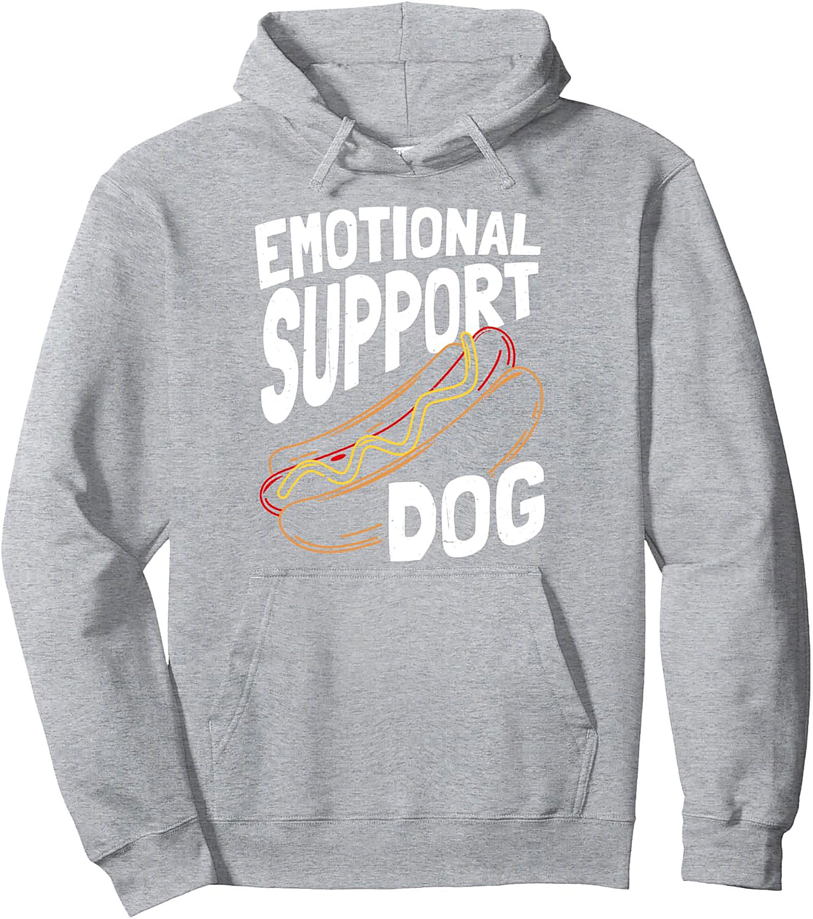 Emotional Support Hot Dog Pullover Hoodie