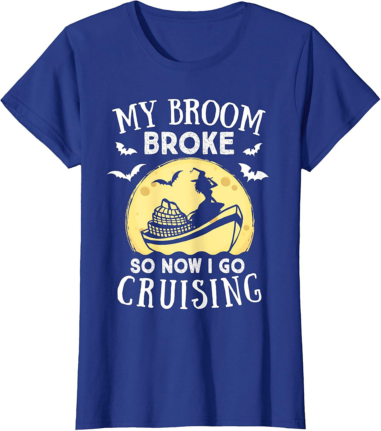 Funny Witch Halloween Cruise T-shirt | Soft Cotton Tee
