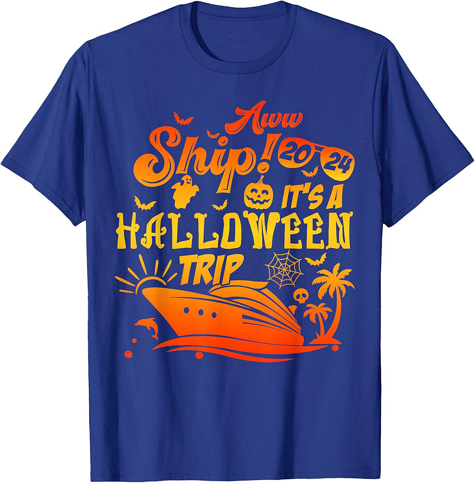 Halloween Cruise T-Shirt 2024 | Funny Ship Graphic Tee