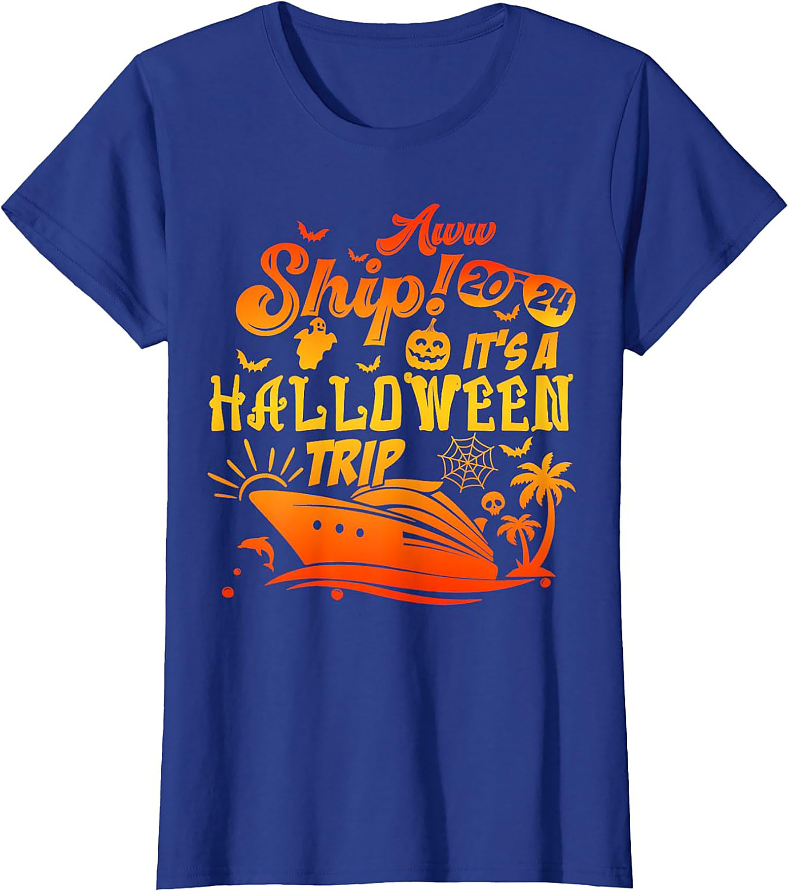 Halloween Cruise T-Shirt 2024 | Funny Ship Graphic Tee