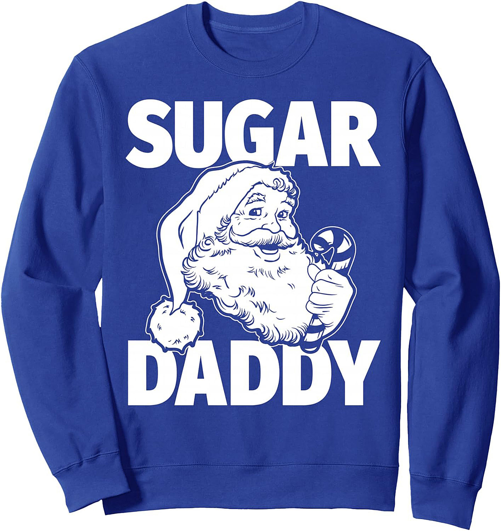 Sugar Daddy Santa Funny Christmas Crewneck Sweatshirt