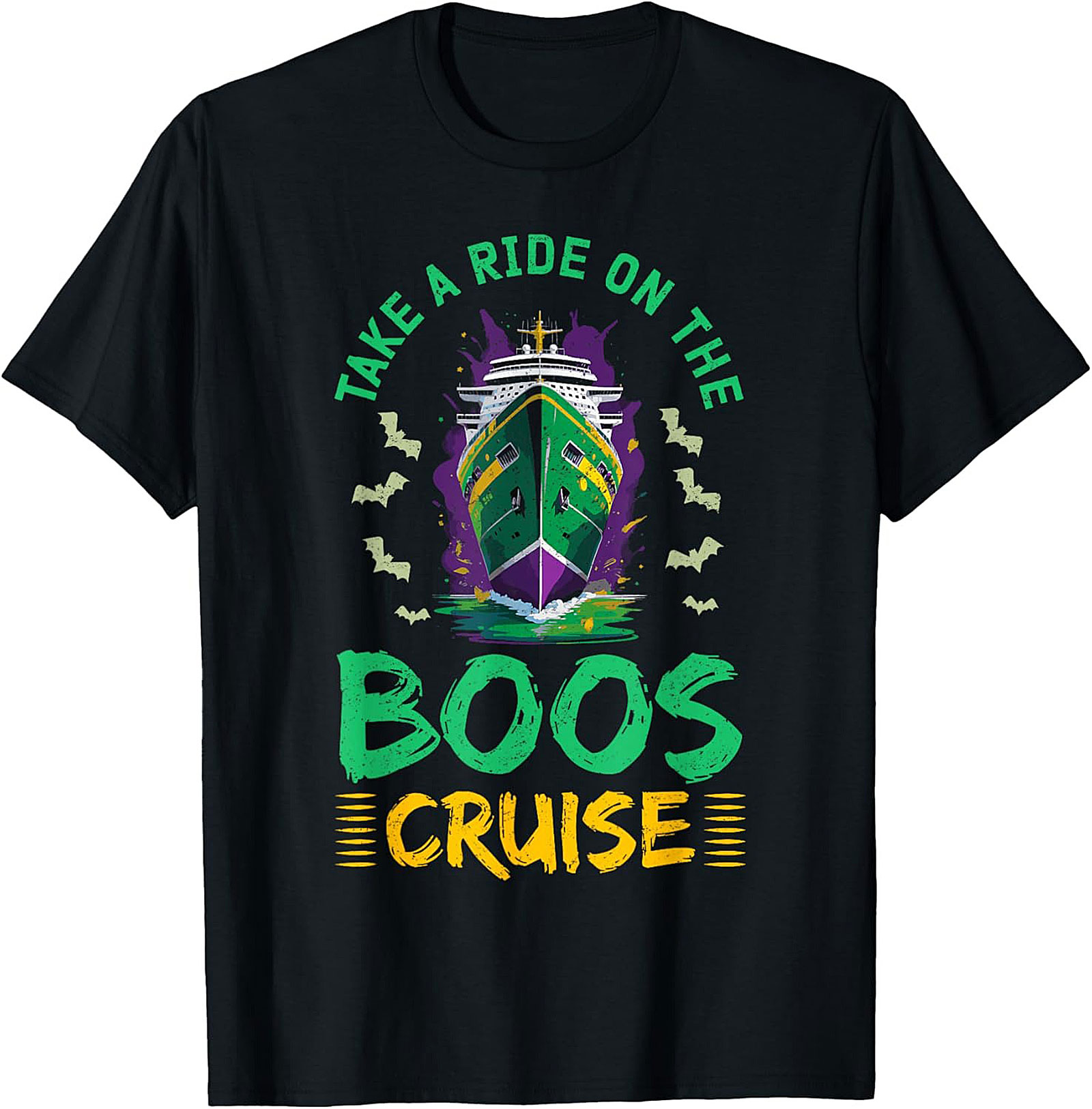 Boos Cruise Graphic Tee | Funny Halloween Cruise Shirt
