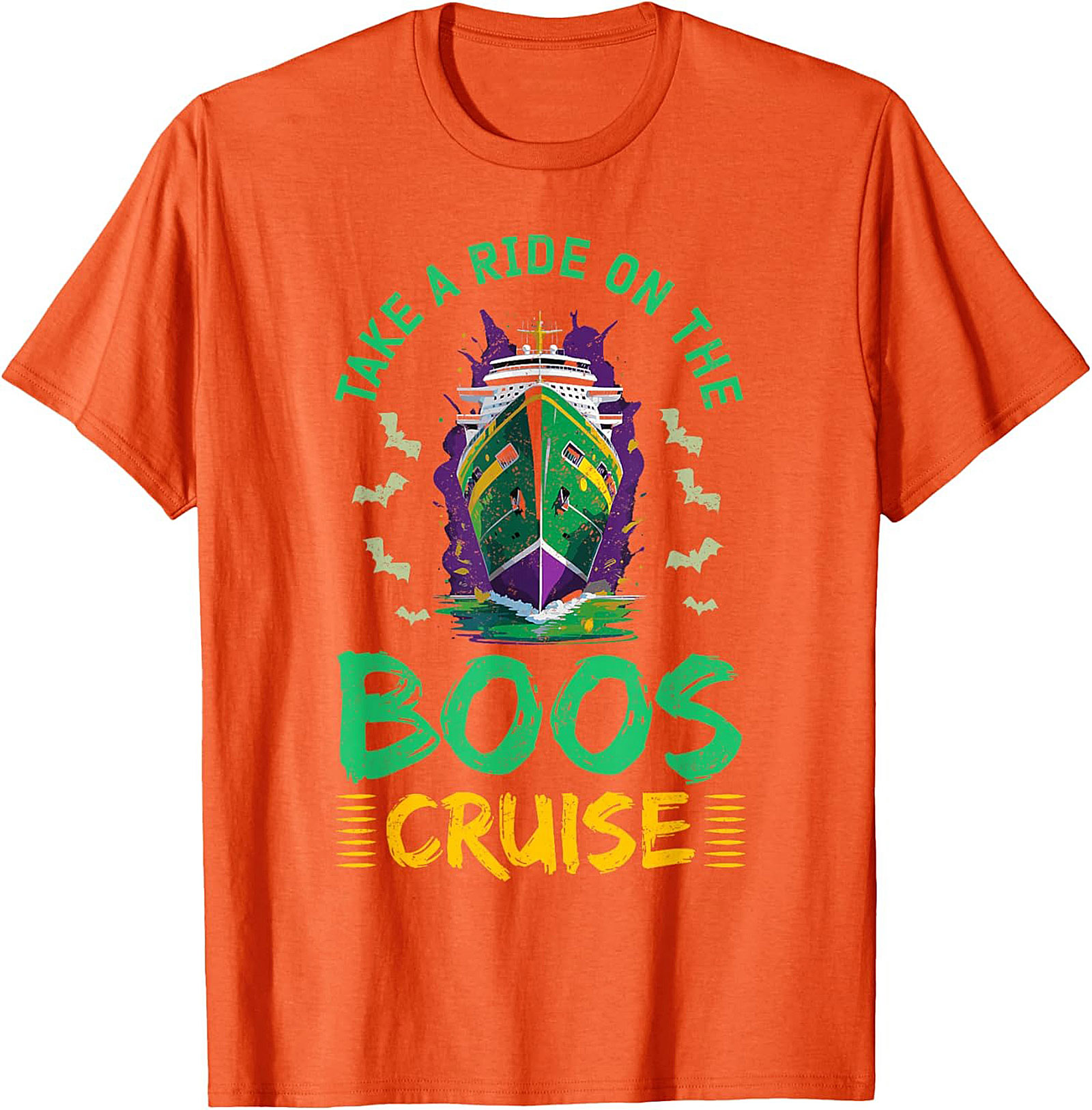 Boos Cruise Graphic Tee | Funny Halloween Cruise Shirt
