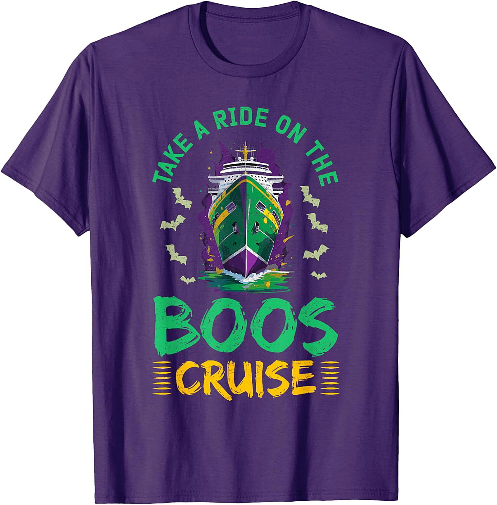 Boos Cruise Graphic Tee | Funny Halloween Cruise Shirt